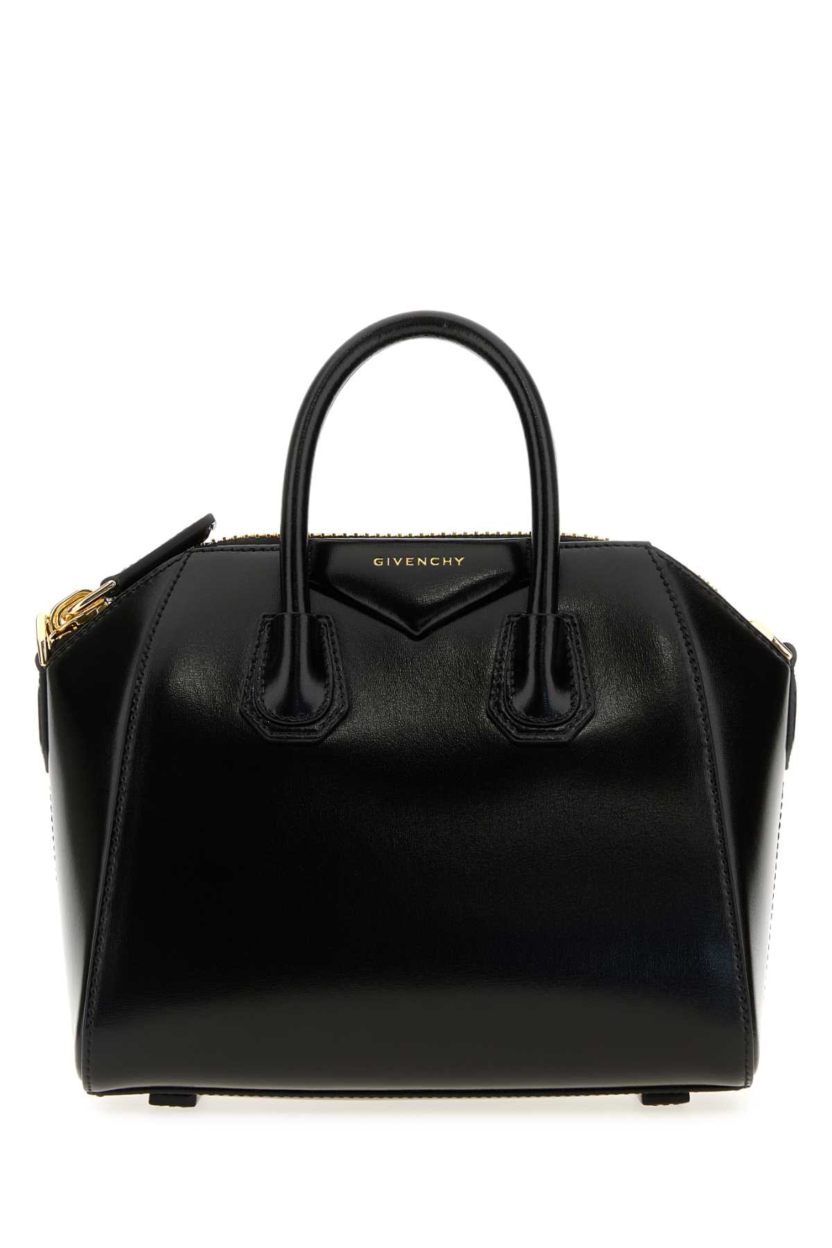 Givenchy Black Leather Mini Antigona Handbag