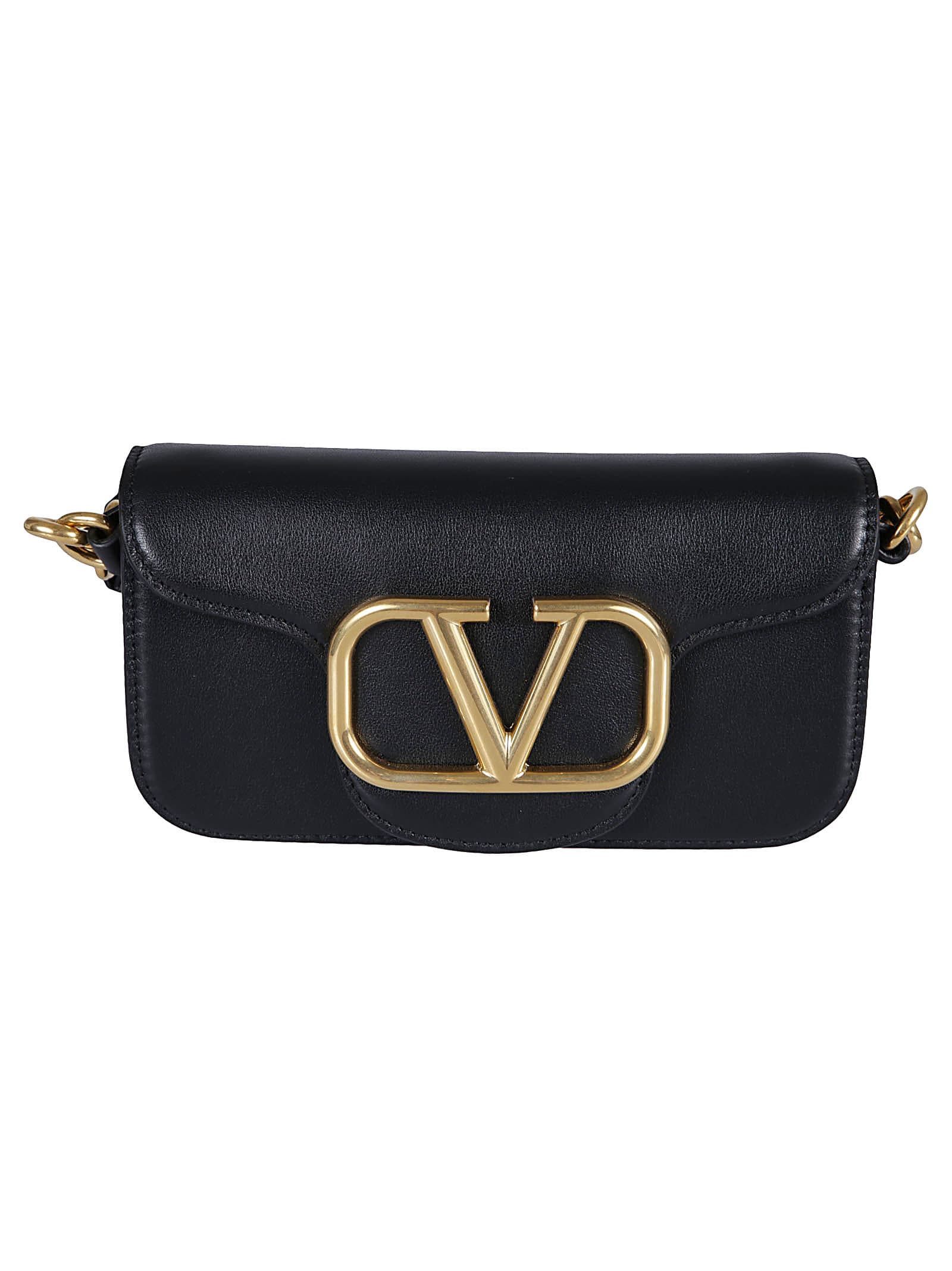 Valentino Garavani Logo Detail Front Shoulder Bag