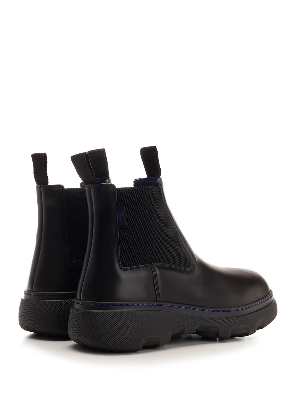 Shop Burberry Chelsea Creeper Ankle Boots In Black