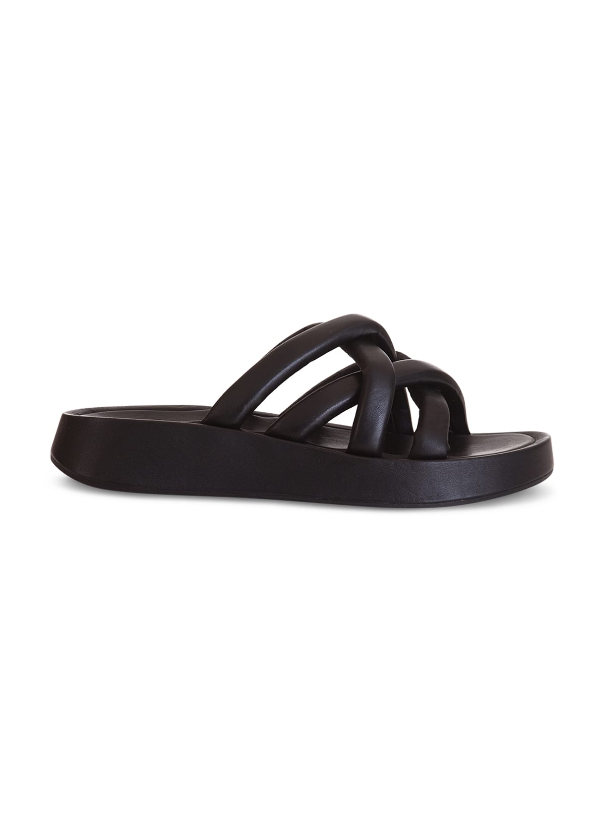 Ash Vanessa Knotted Leather Slides