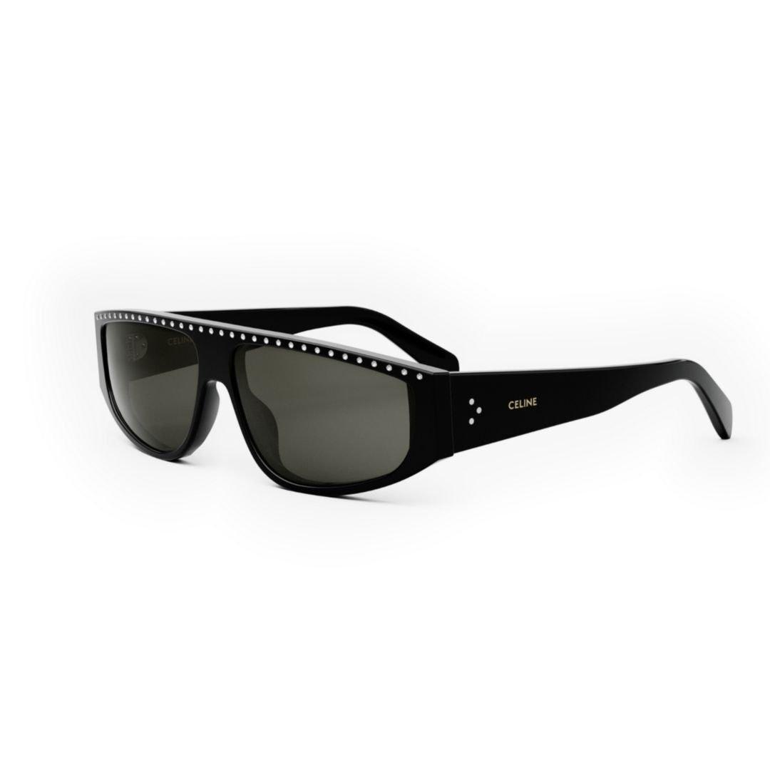 Shop Celine Aviator Frame Sunglasses In 01a