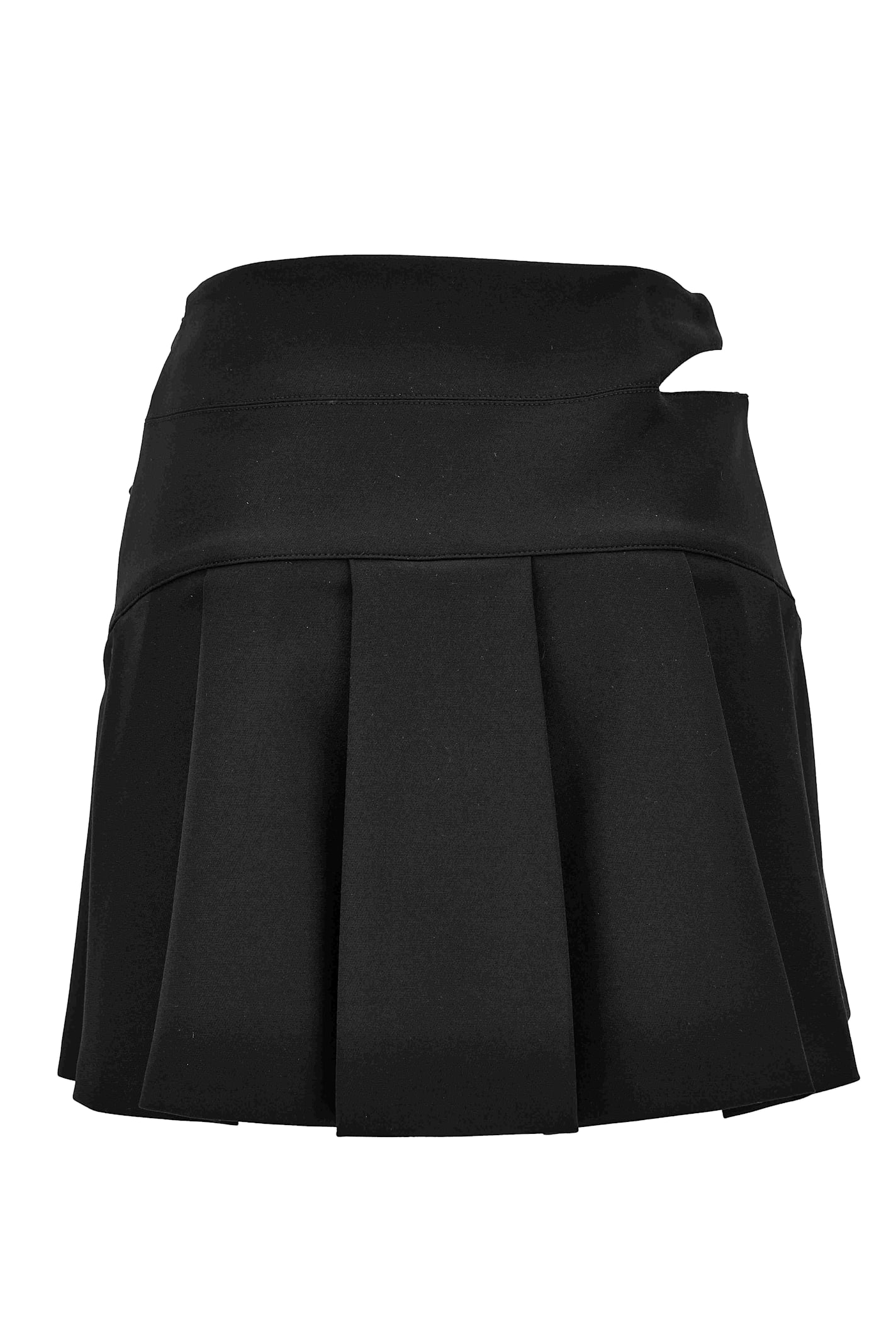 Versace Jeans Couture Mini-skirt With Cut-out In Blue