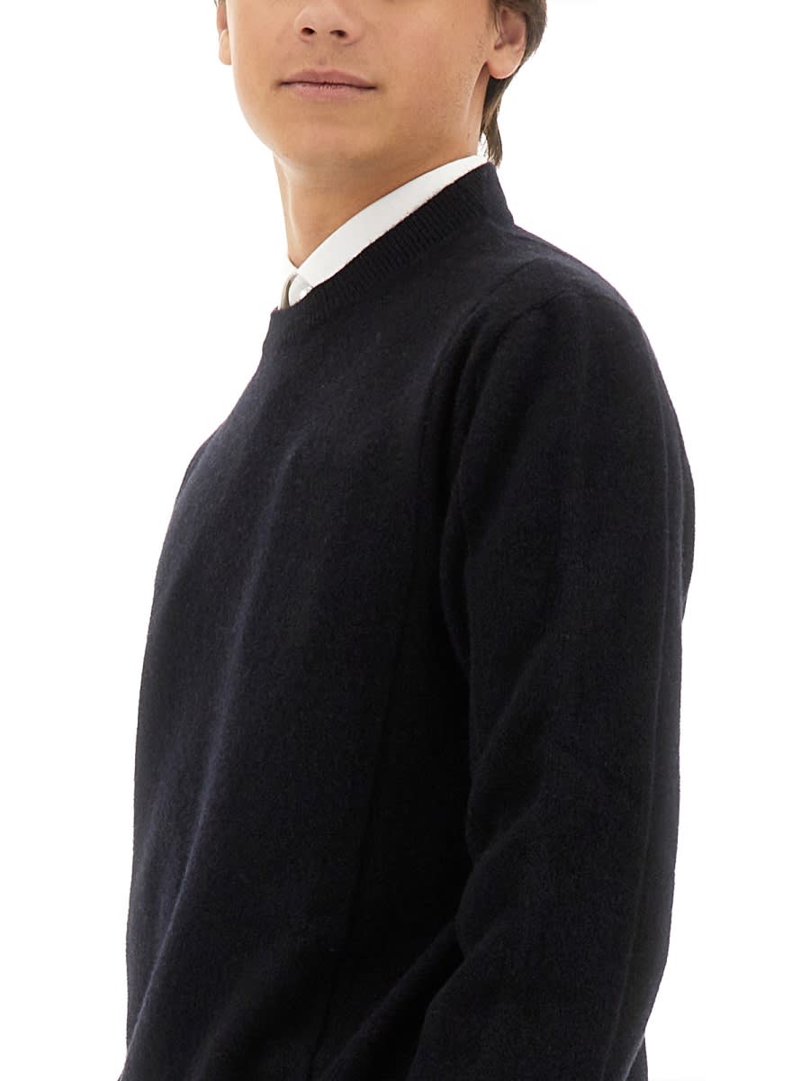 Shop Zegna Wool Jersey. In Black