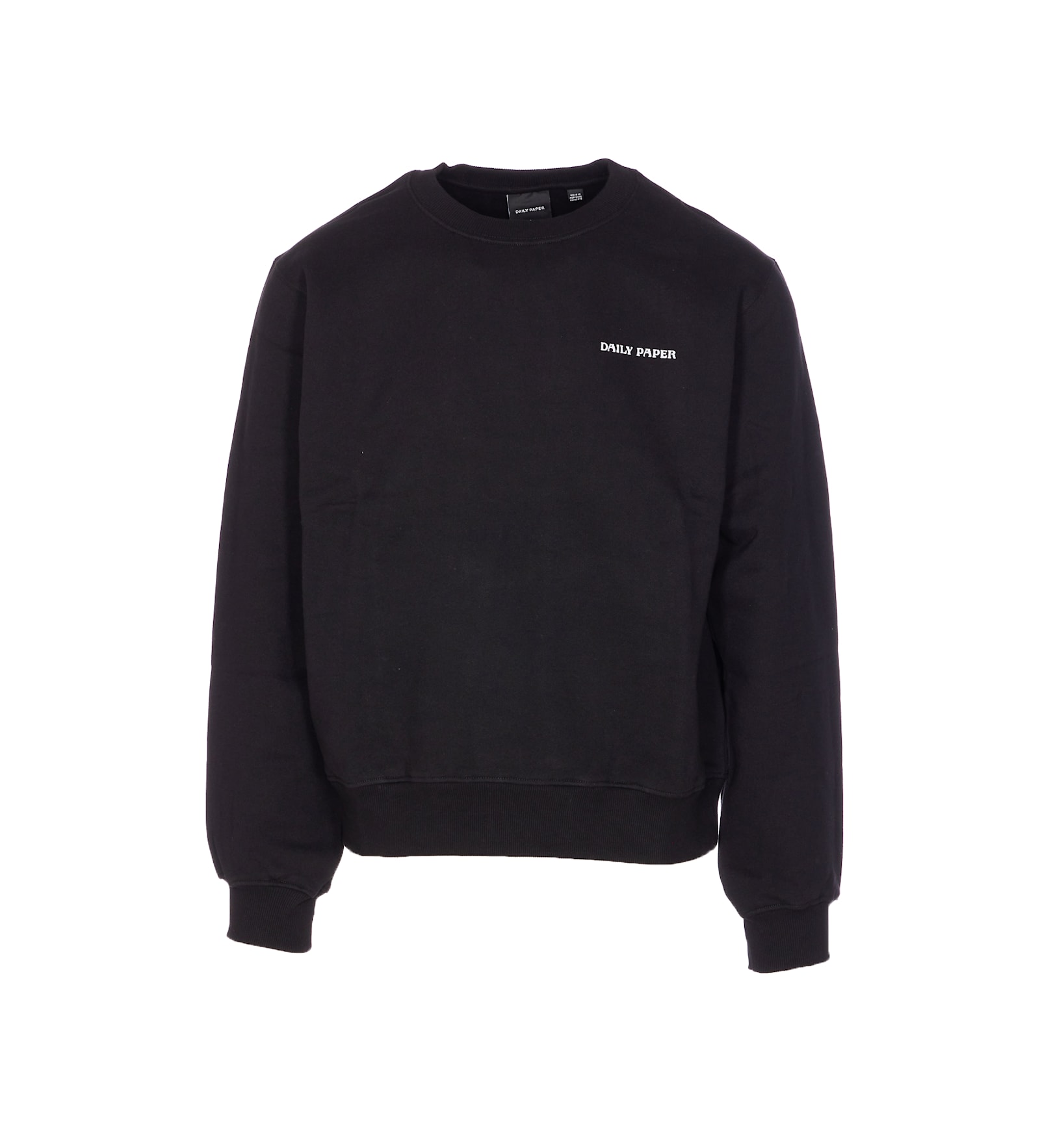 Daily Paper Matchstick Shield Sweatshirt In Black