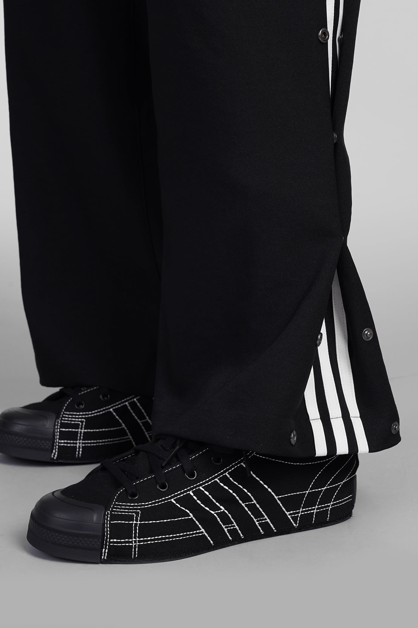 Shop Y-3 Pants In Black Polyester