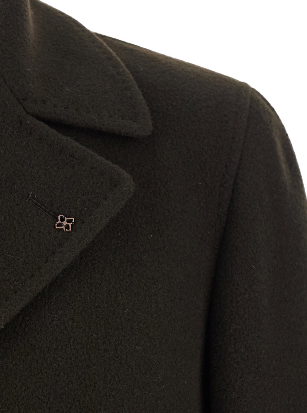 Tagliatore Double-breasted Coat In Black