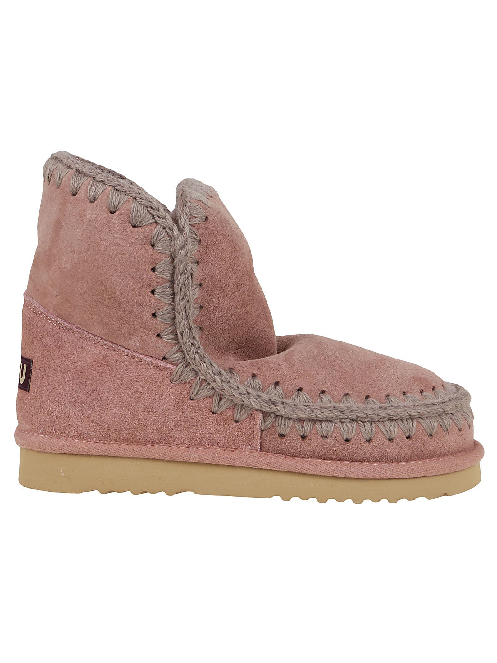 Shop Mou Eskimo Boot 18cm In Dkpin Dark Pink