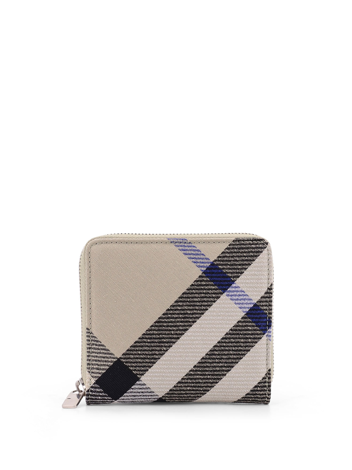 Shop Burberry Zip Wallet Md In Beige