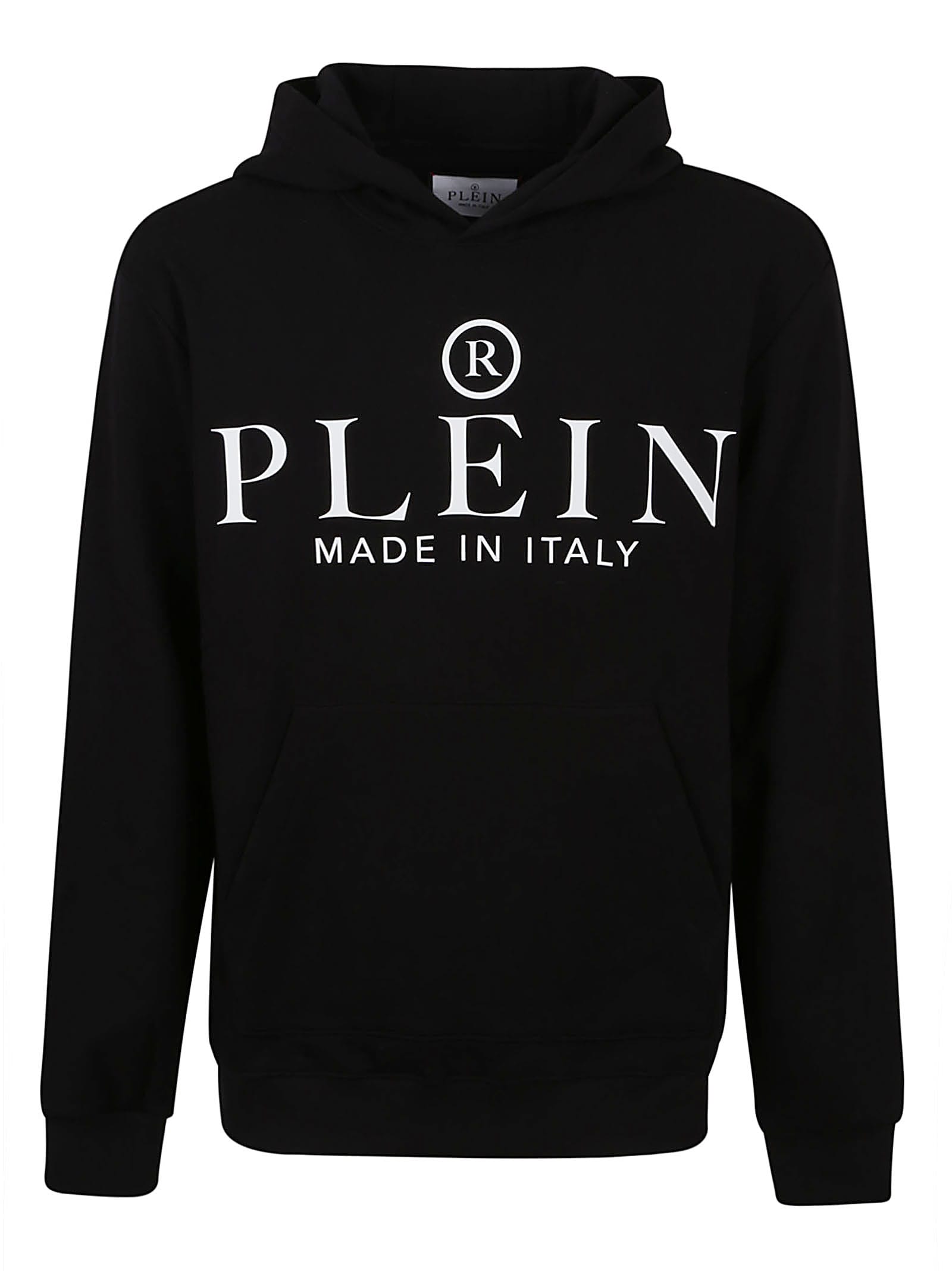 Shop Philipp Plein Hoodie Sweatshirt In Nero