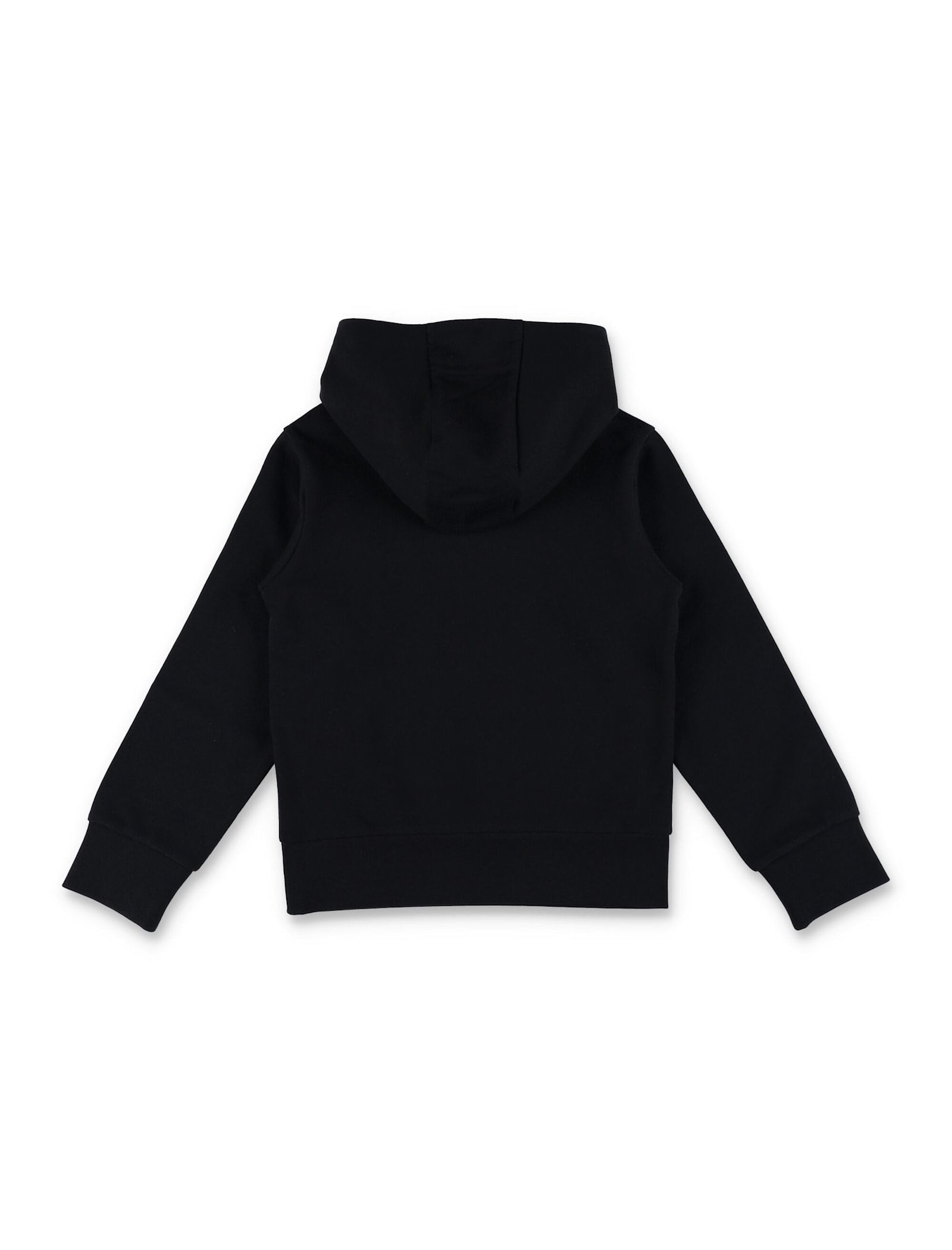 Moncler Hoodie Logo In Black