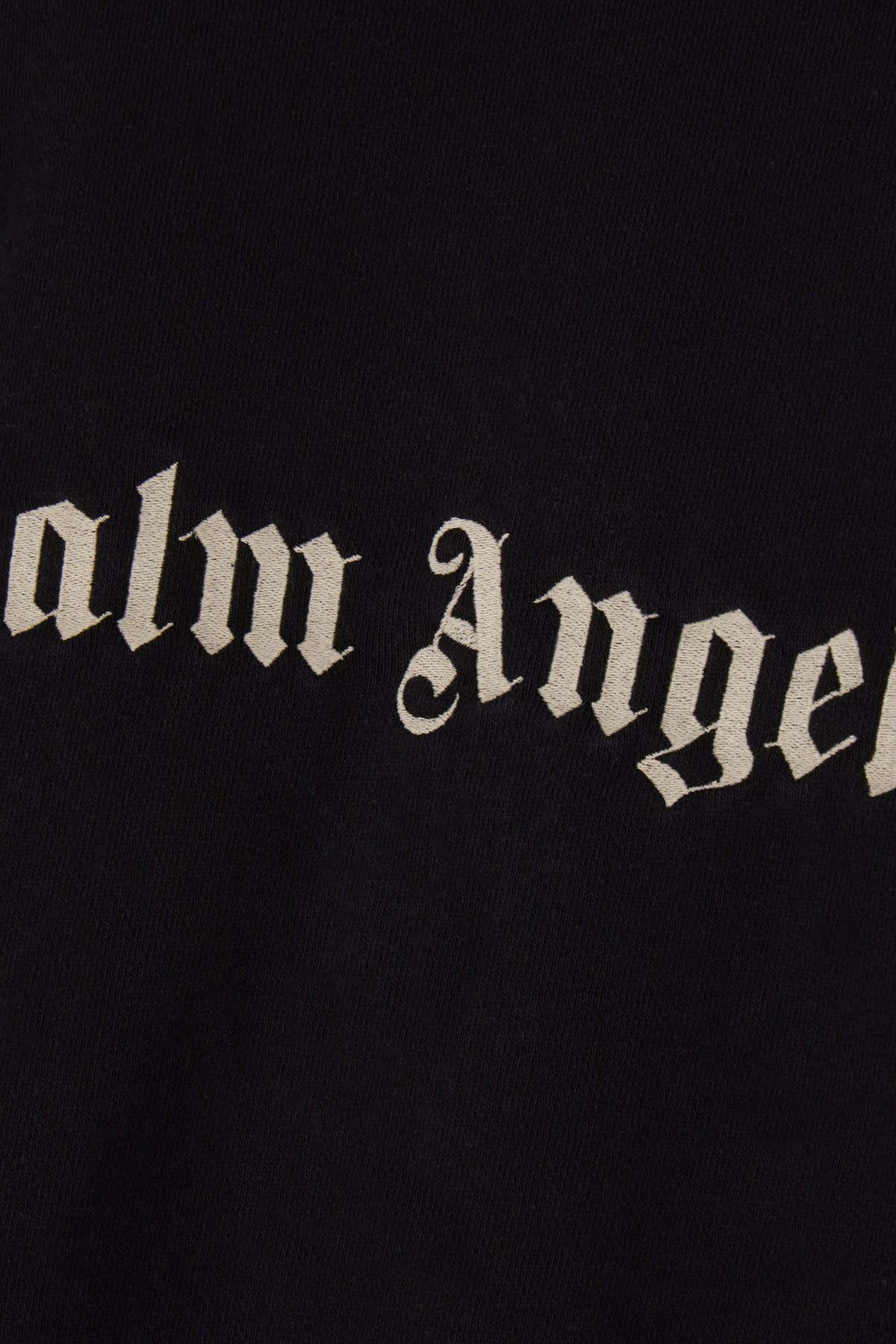 Shop Palm Angels Black Cotton Oversize Sweatshirt In 1003