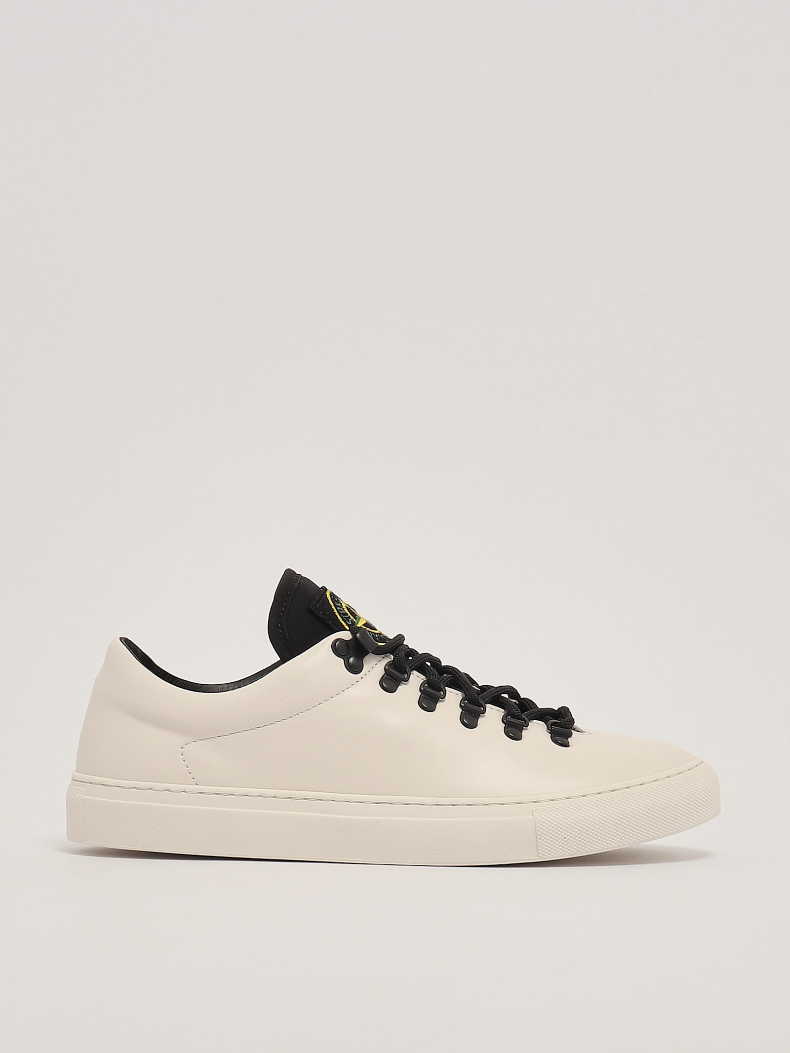 Shop Stone Island Sneaker Sneaker In Bianco