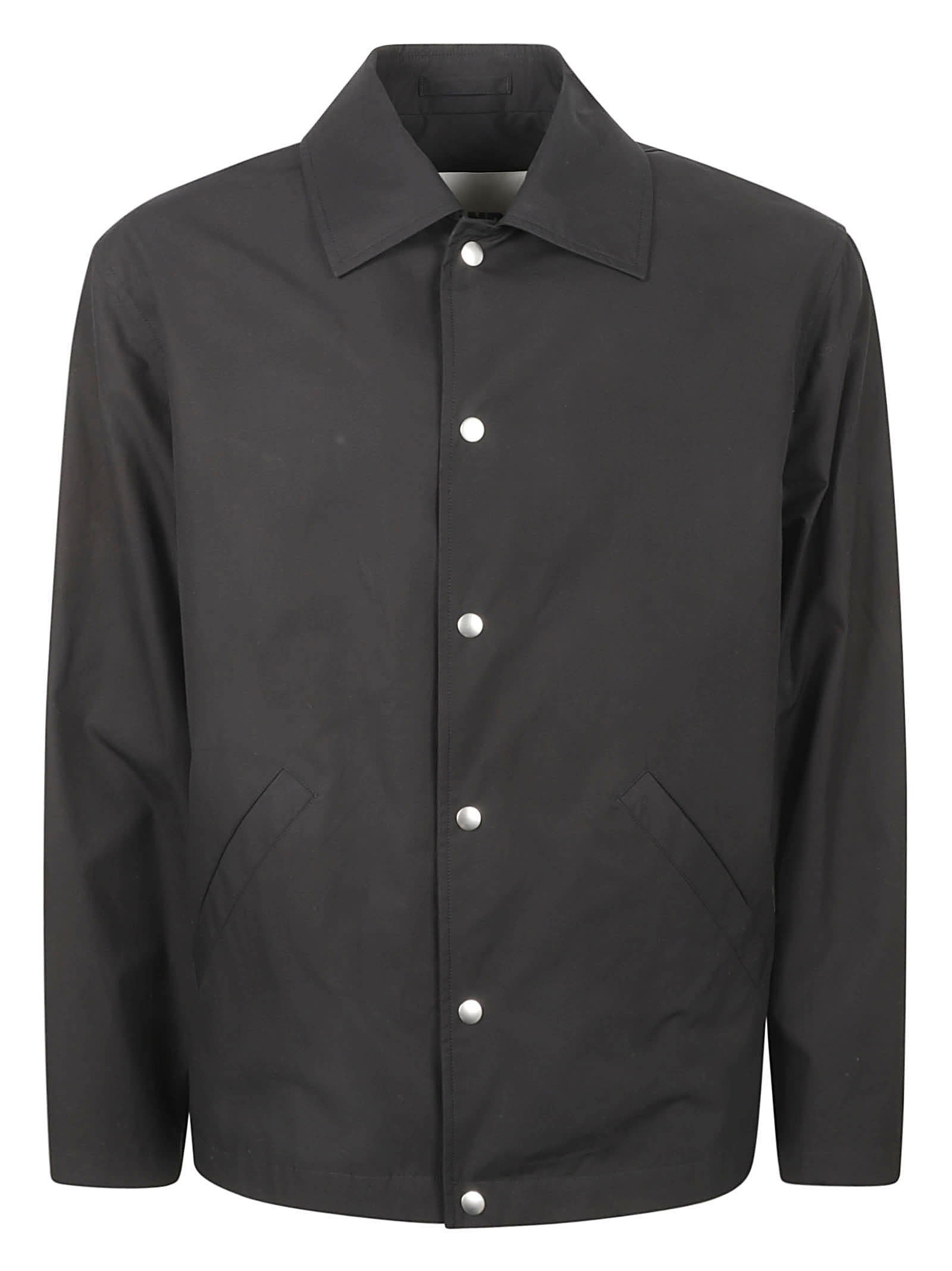 Shop Jil Sander Button Classic Shirt In Black