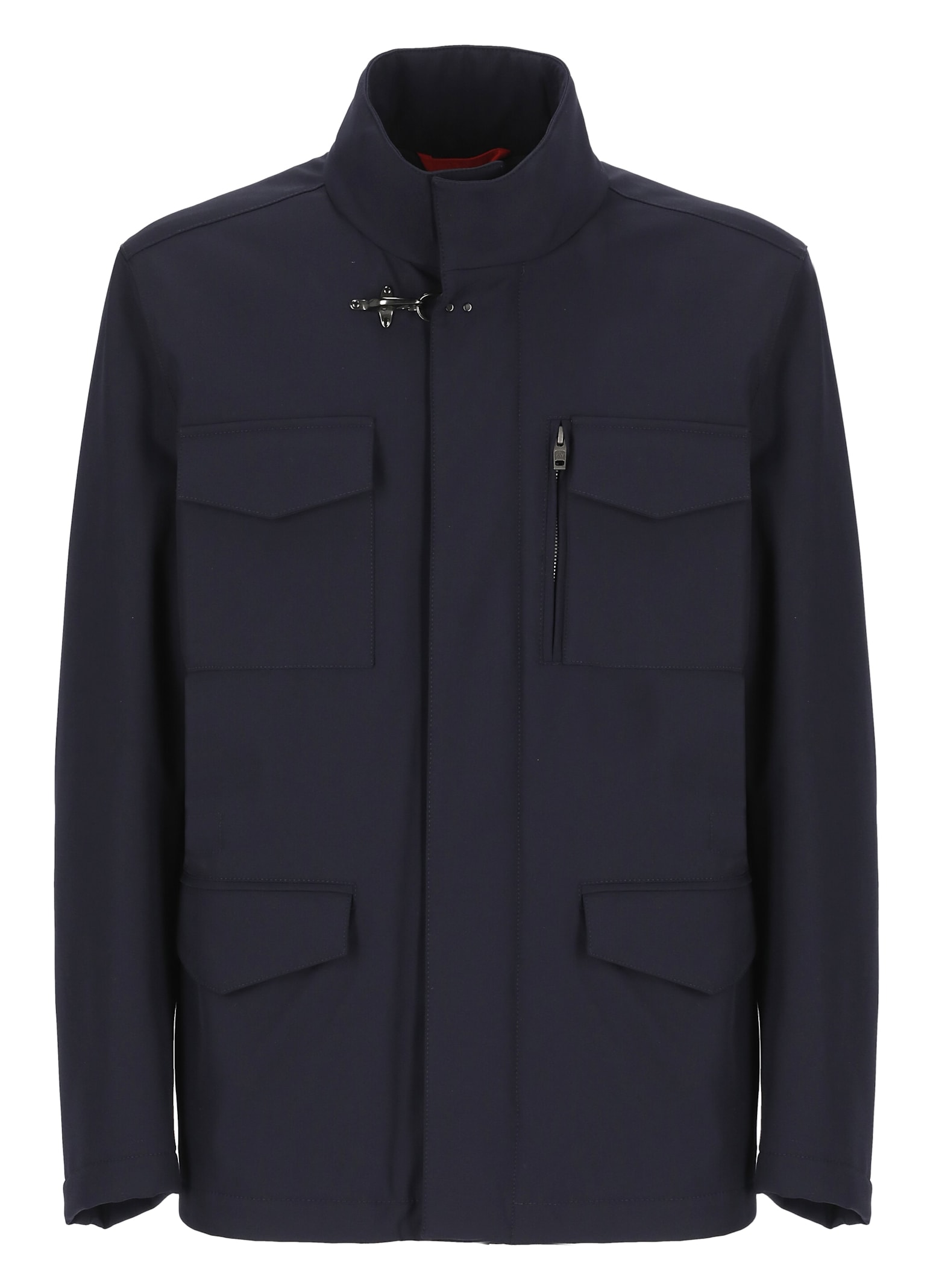 Shop Fay Field Jacket In Blue