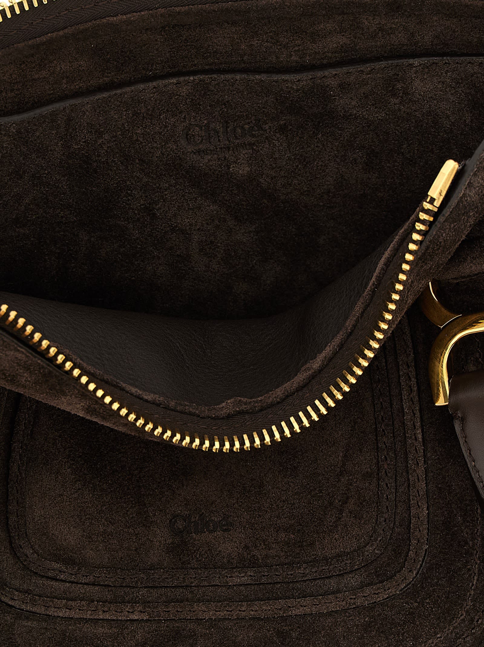 Chloé Marcie Small Handbag In Brown