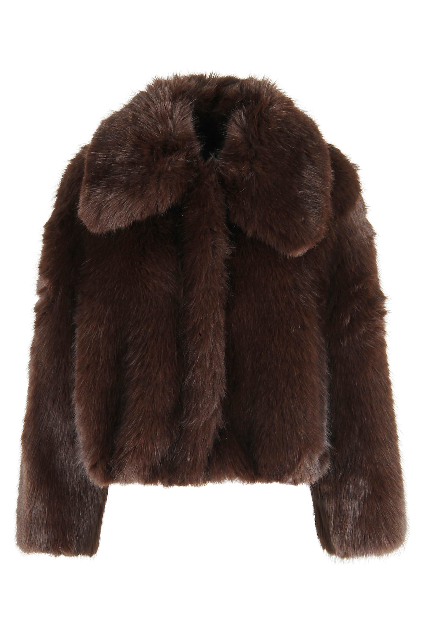 Alysi Bomberino Collo Camicia In Brown