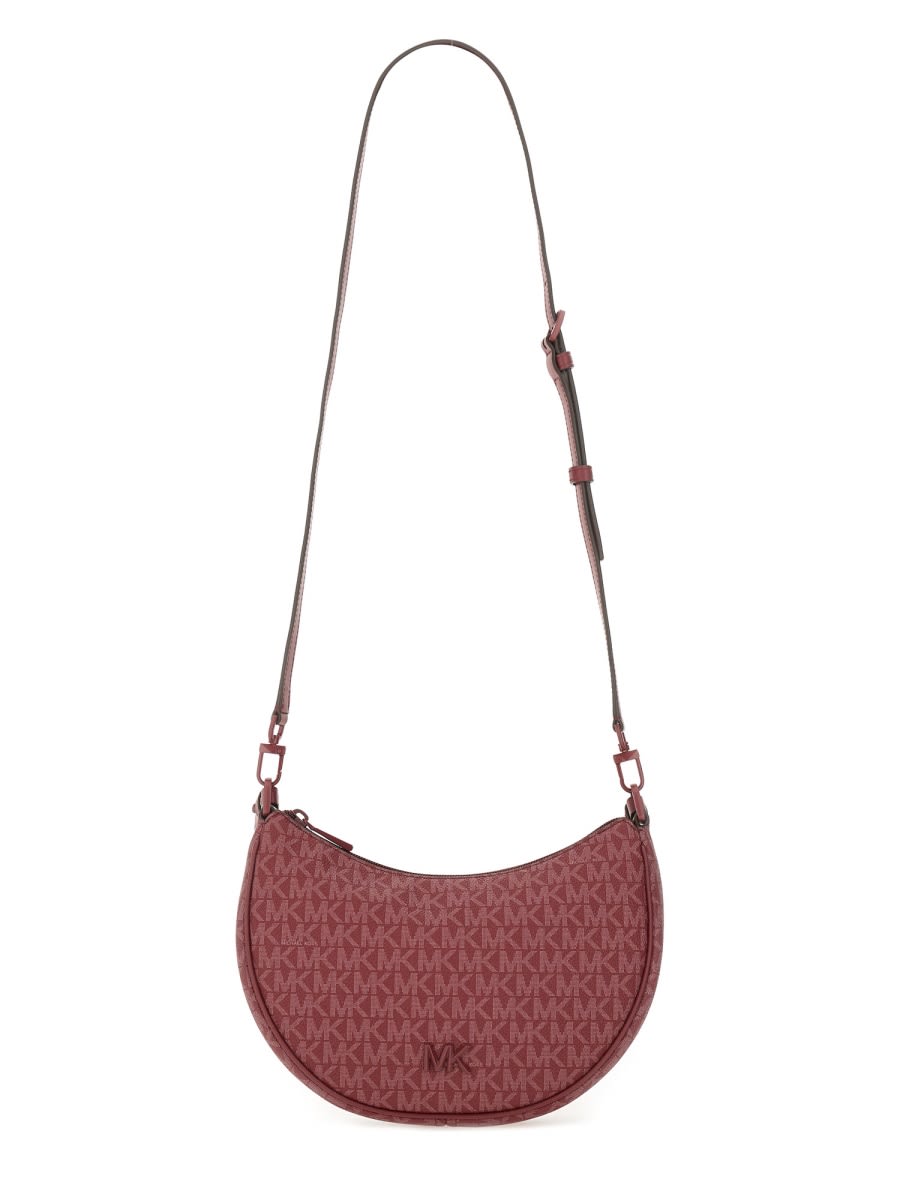 Michael Kors Shoulder Bags With Adjustable Strap And Top Handle In Burgundy