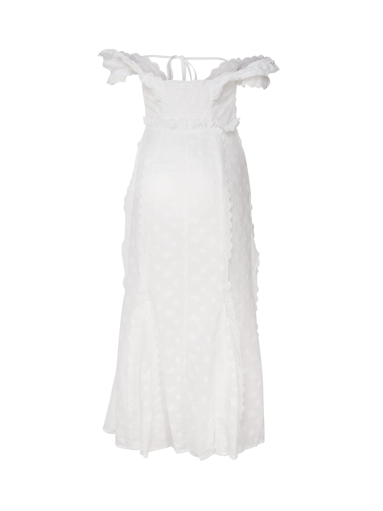 Shop For Love &amp; Lemons Marlowe Dress In Cotton In White