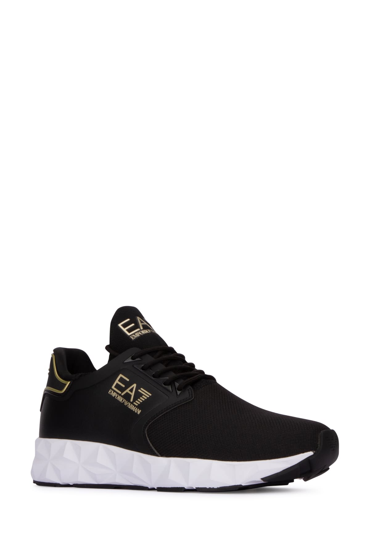 Ea7 Emporio Armani Ultimate C2 Kombat Sneakers In Black