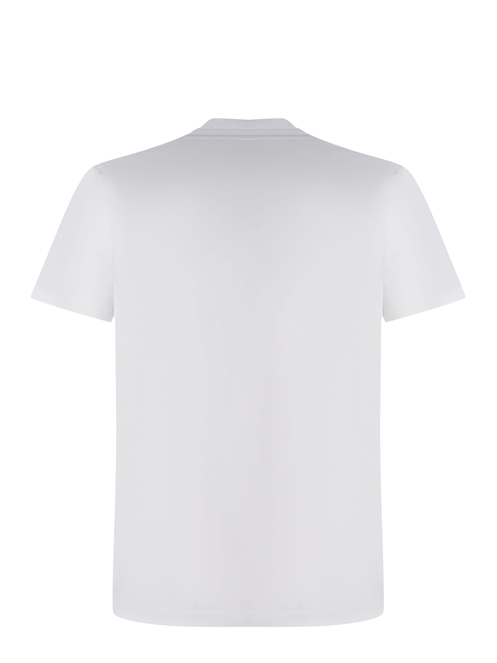 Shop Dsquared2 T-shirt  3d Logo Made Of Cotton Jersey In White