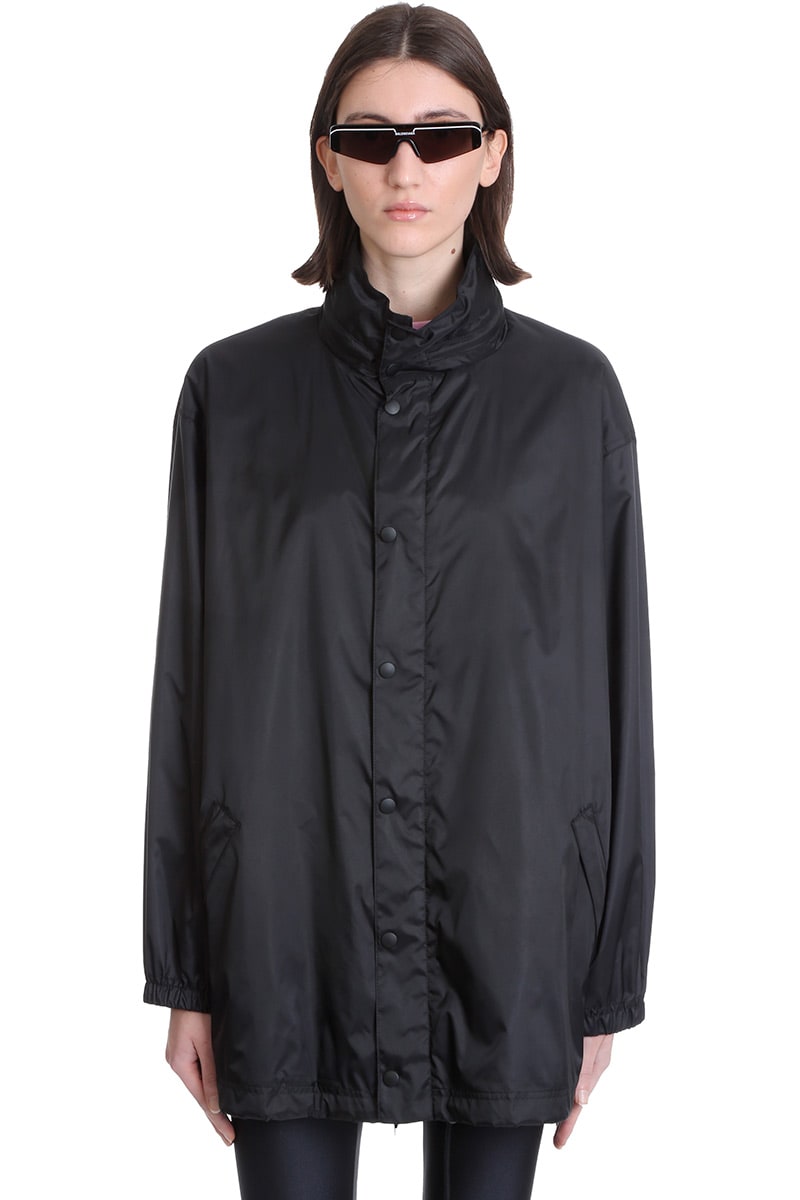 Balenciaga Casual Jacket In Black Polyester