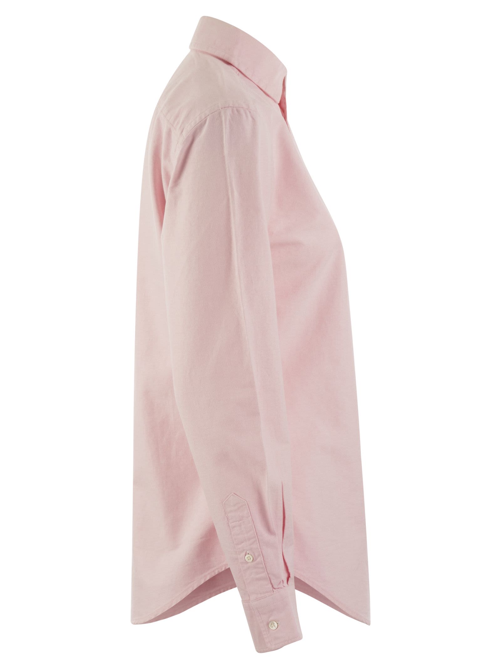 Shop Polo Ralph Lauren Classic-fit Oxford Shirt In Pink