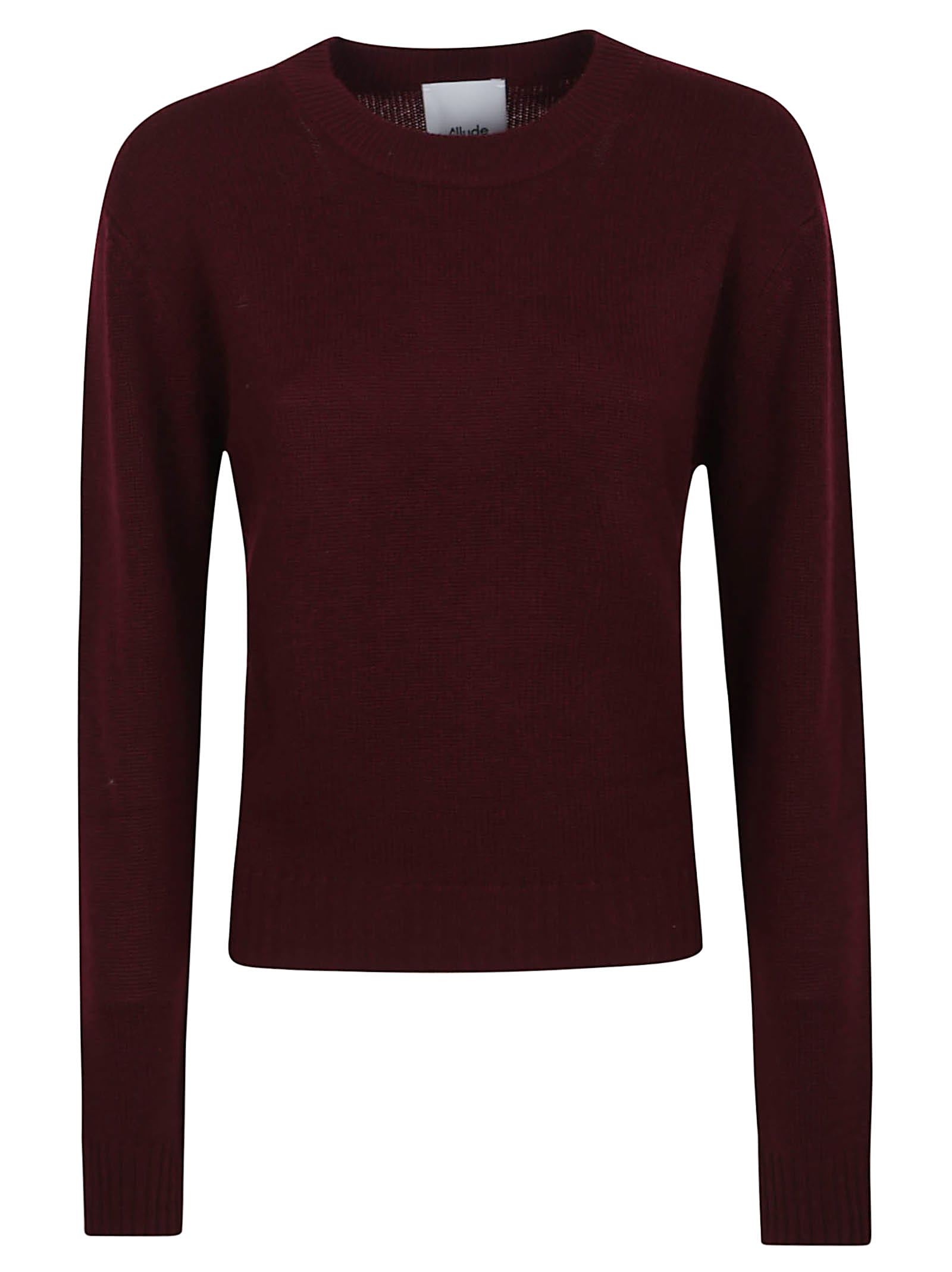 Allude Bordeaux Cashmere Knitwear In Burgundy