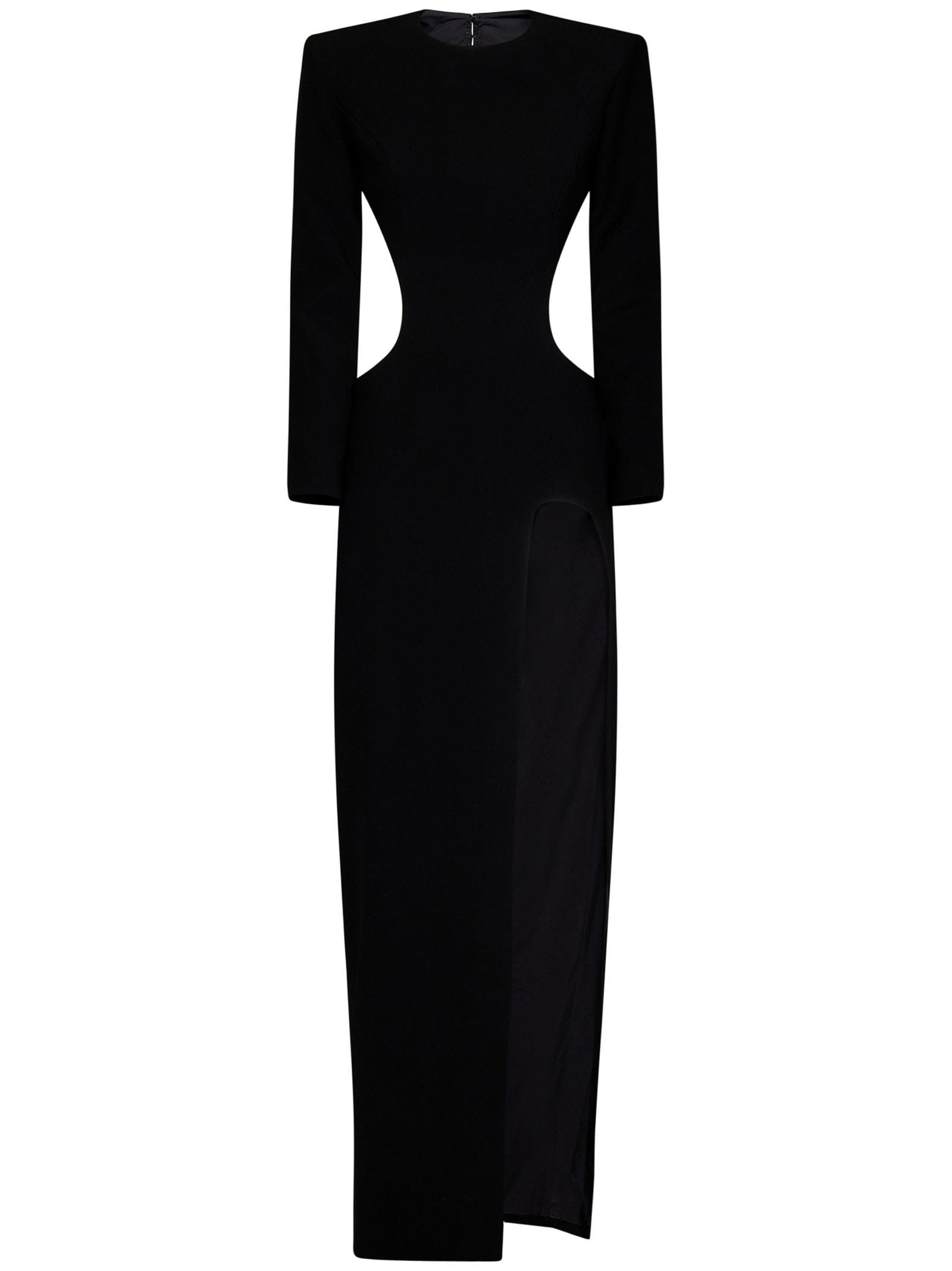 MONOT Bow Cutout Dress in Black