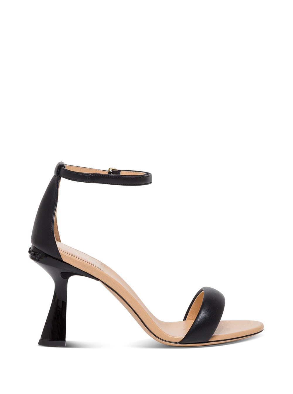 Buy Givenchy Car?e Sandals In Black Leather online, shop Givenchy shoes with free shipping