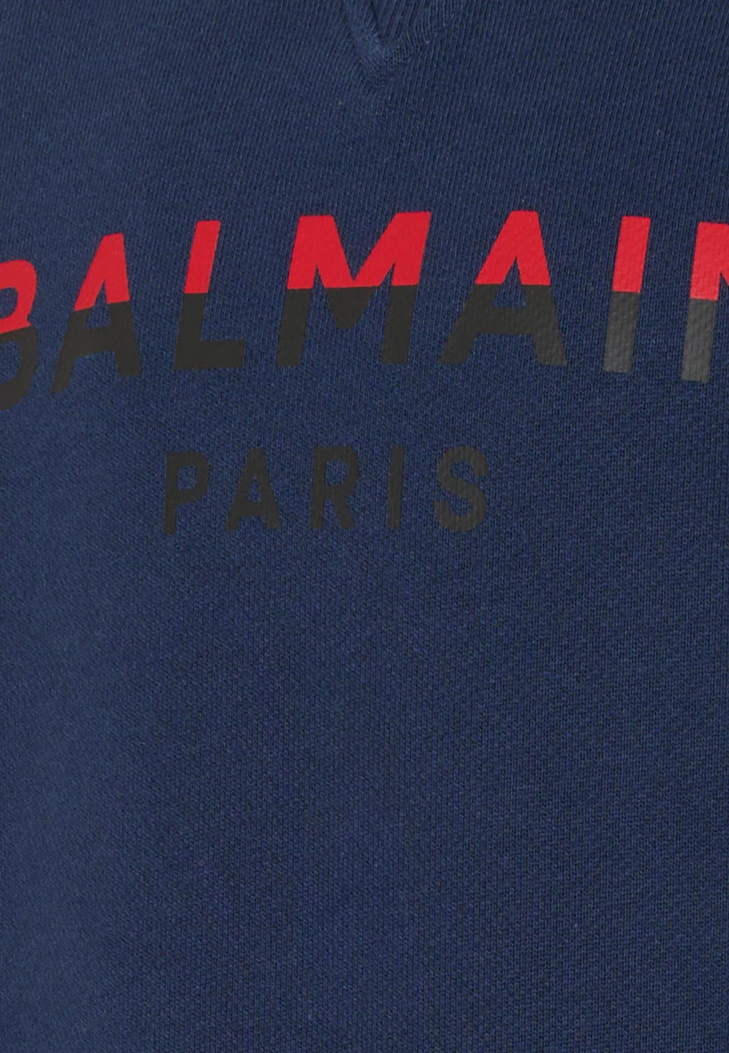 Balmain Blue Sweatshirt For Kids With Logo In Blue
