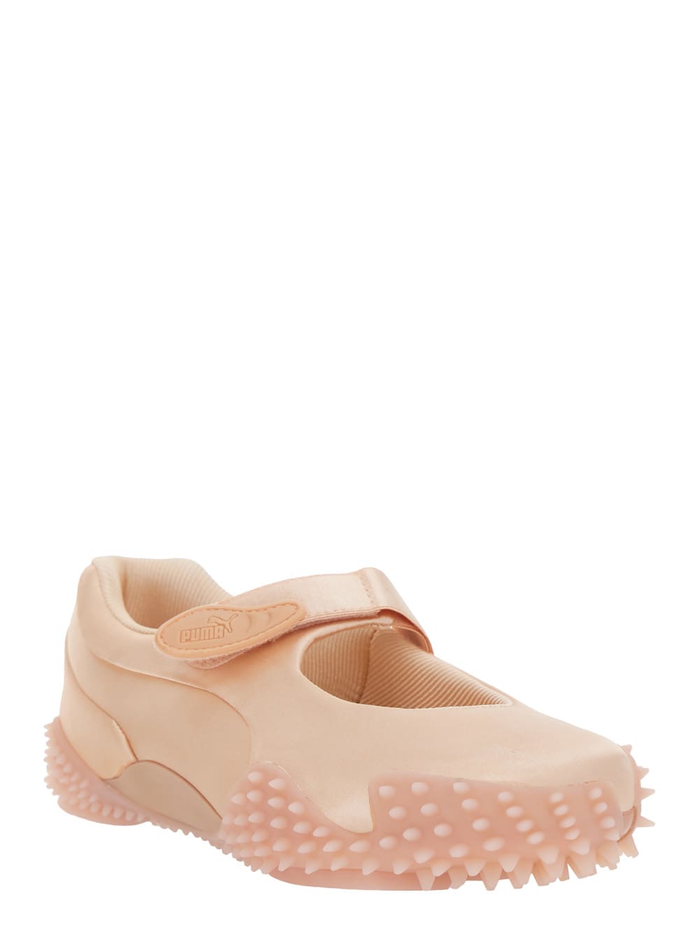 Puma ‘mostro' Pink Flats With Tread Sole And Logo On The Back In Pink