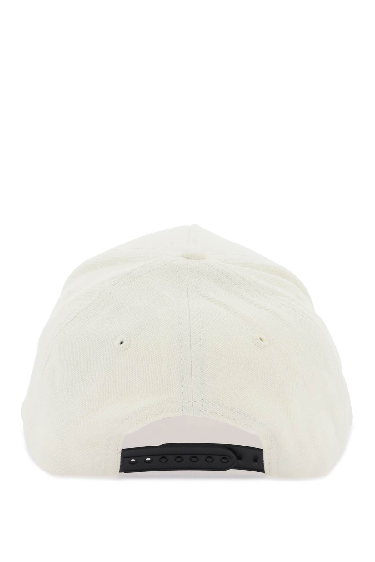 Shop Palm Angels Classic Logo Baseball Cap In Off White Black (white)