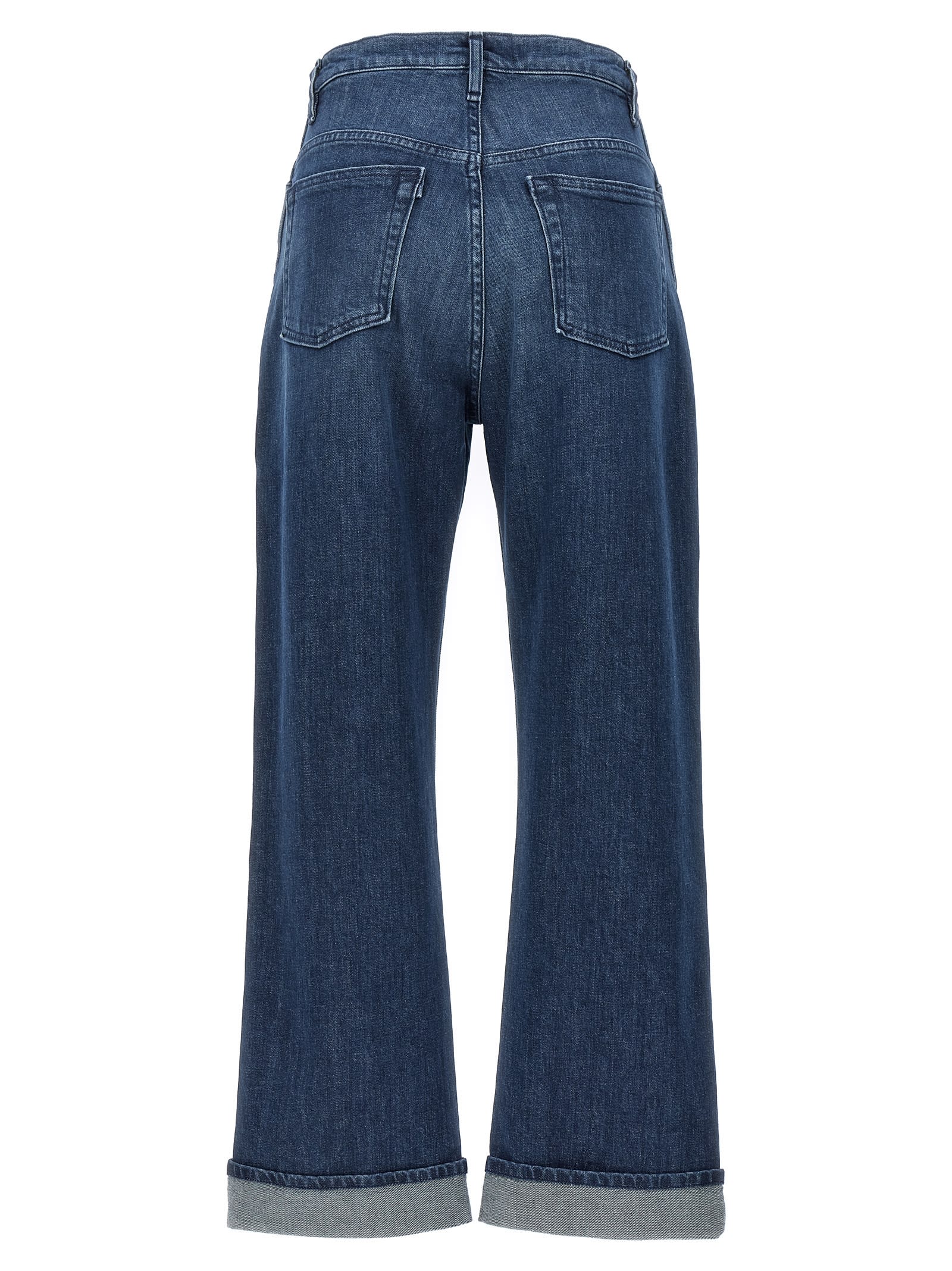 Shop 3x1 Claudia Extreme Jeans In Blue
