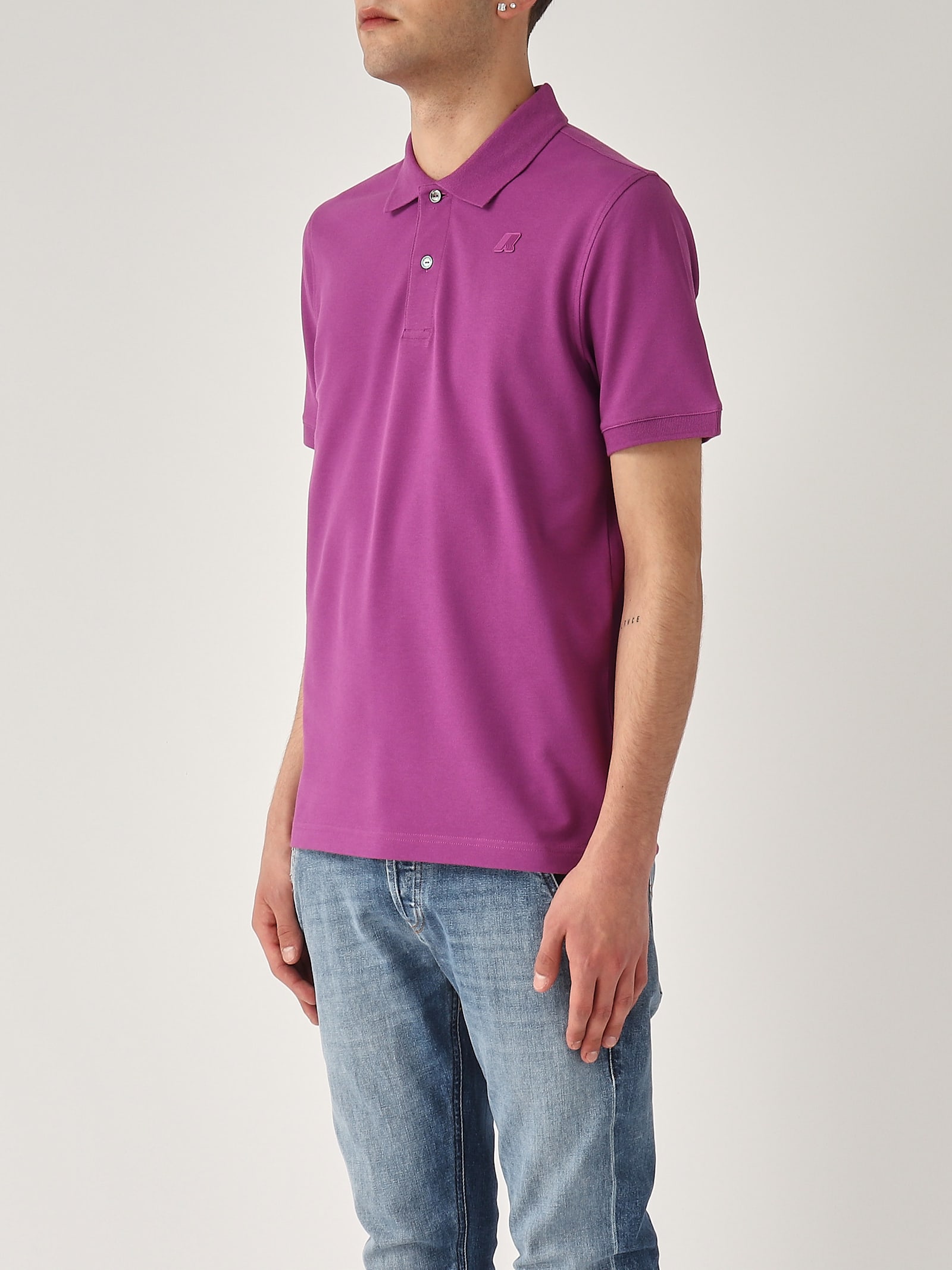 K-way Amedee Pique Polo In Blue