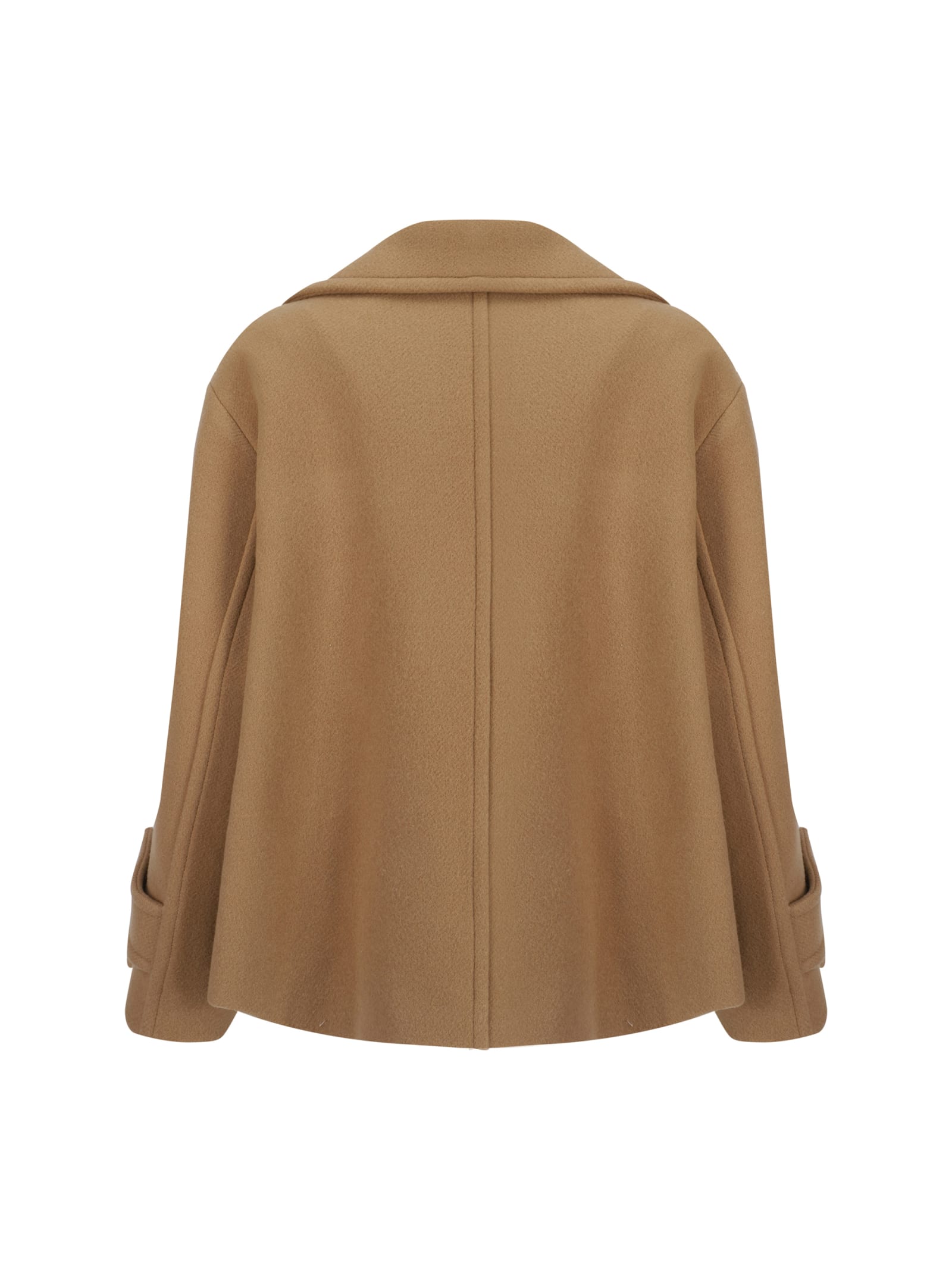 Shop Chloé Chloè Coat In Worn Brown