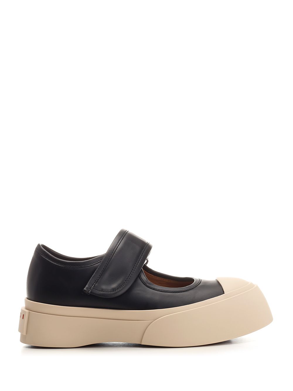 Shop Marni Mary Jane Sneakers In Black