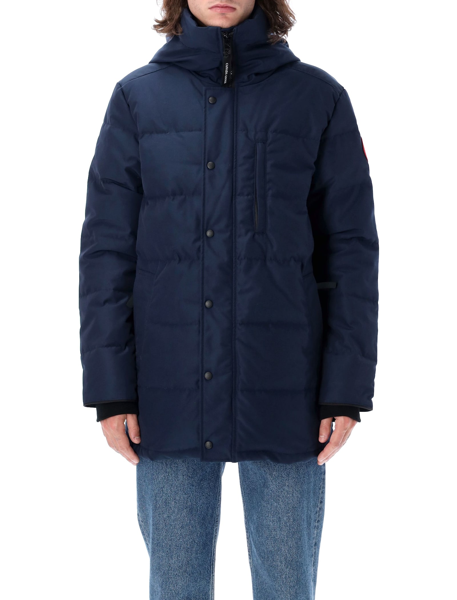 Shop Canada Goose Carson Parka In Atlantic Navy