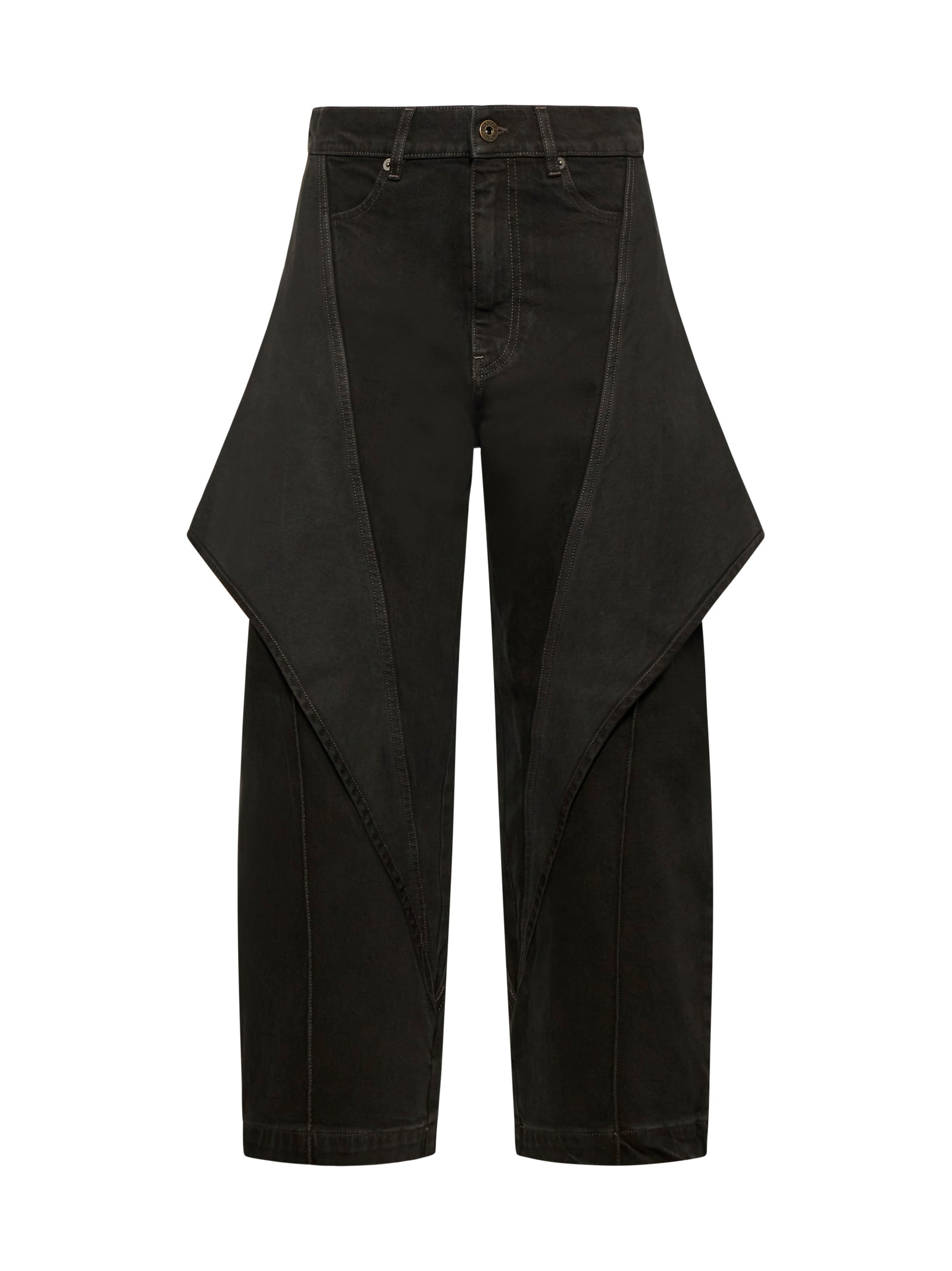 Shop Jw Anderson Jeans In Smoke