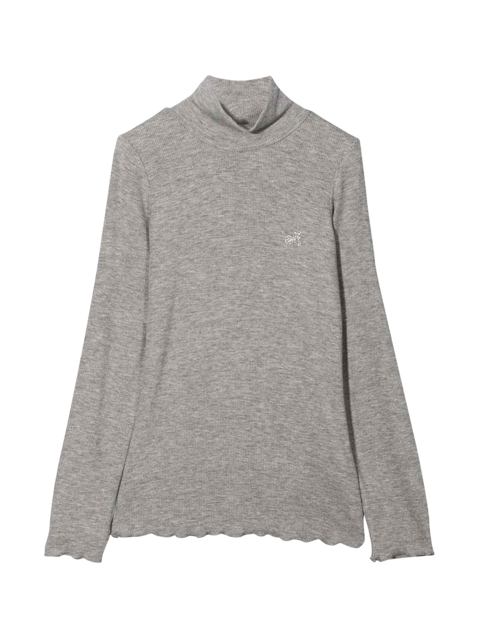 Monnalisa Girl Gray Sweater