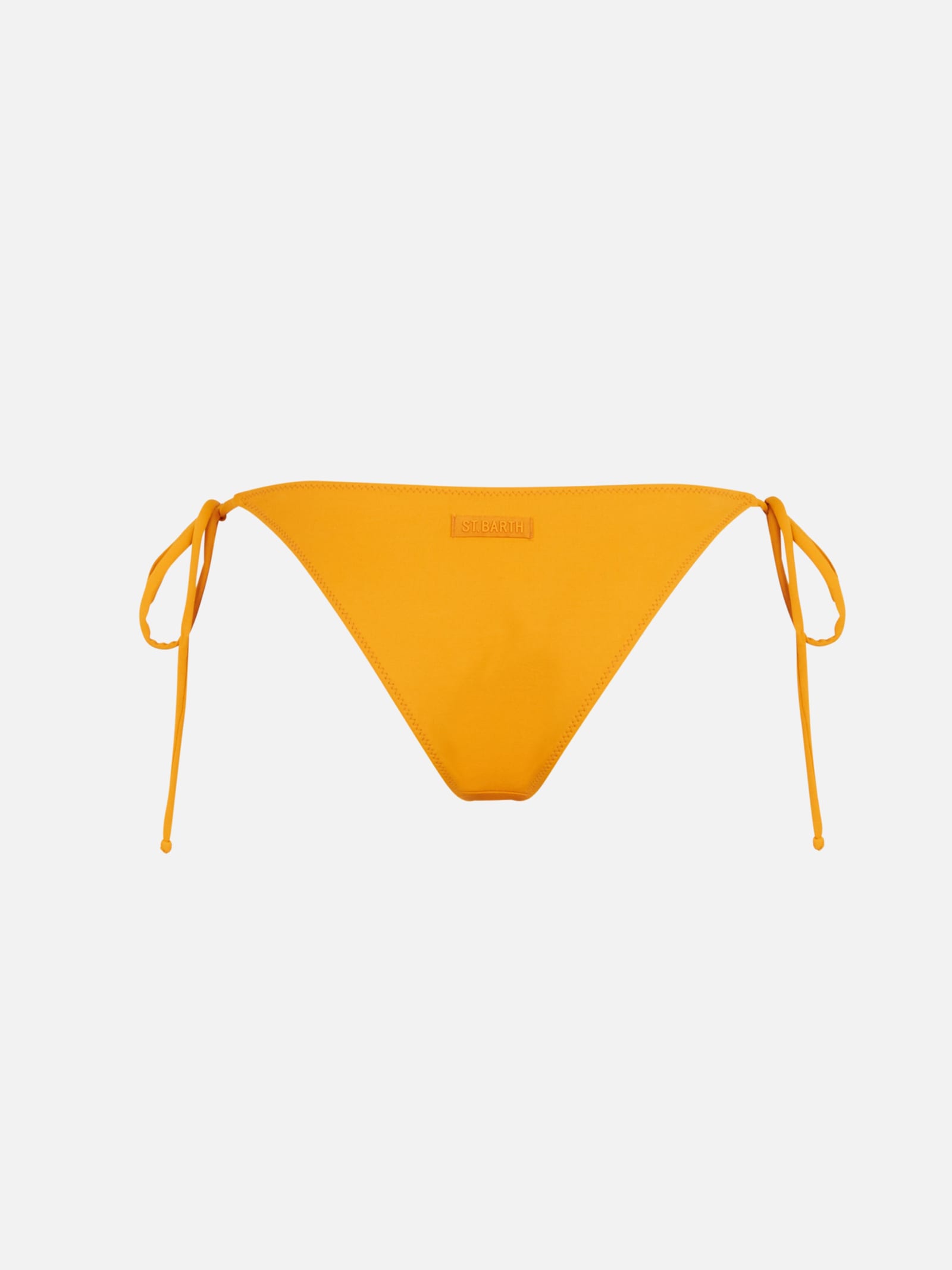 Shop Mc2 Saint Barth Woman Ochre Yellow Classic Swim Briefs Marielle