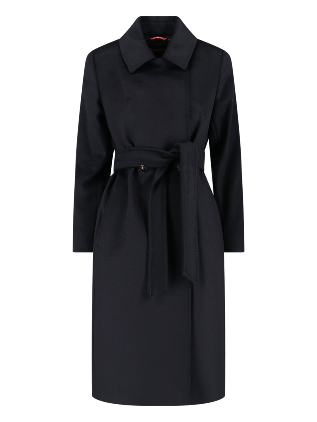 Max Mara Bcollag Robe Coat In Black