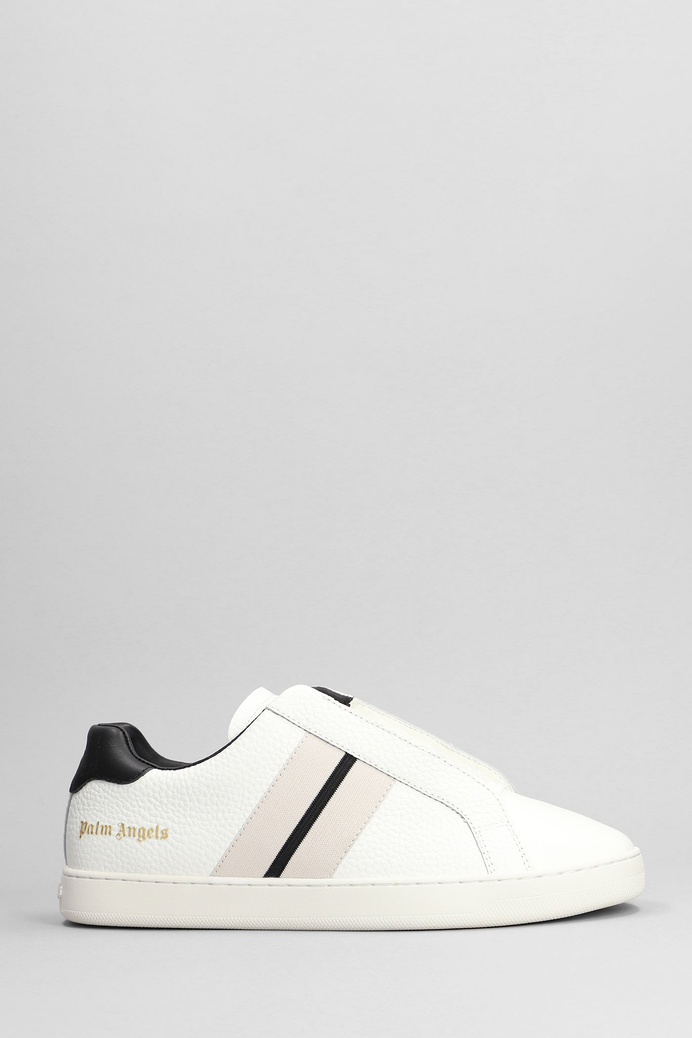 PALM ANGELS SNEAKERS IN WHITE LEATHER