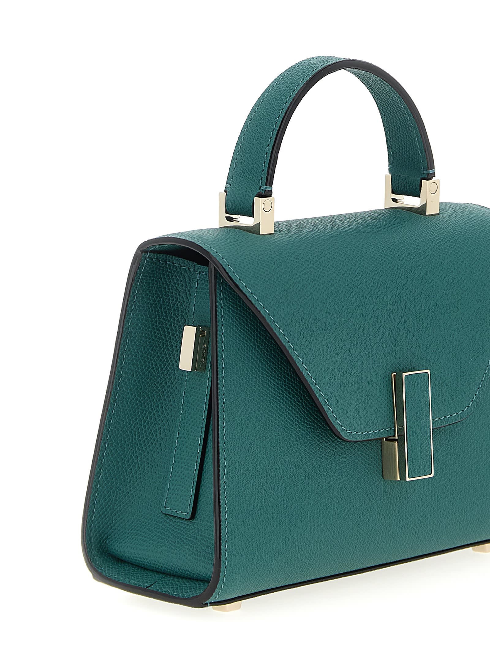 Valextra Micro Iside Crossbody Bag In Green