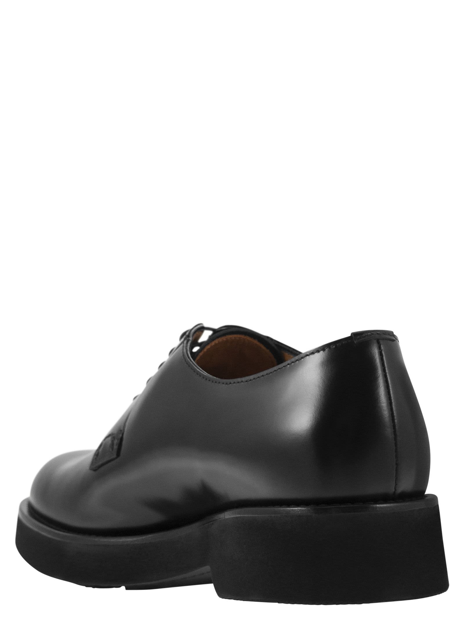 Church's Black Leather Oxfords And Derbies In Black