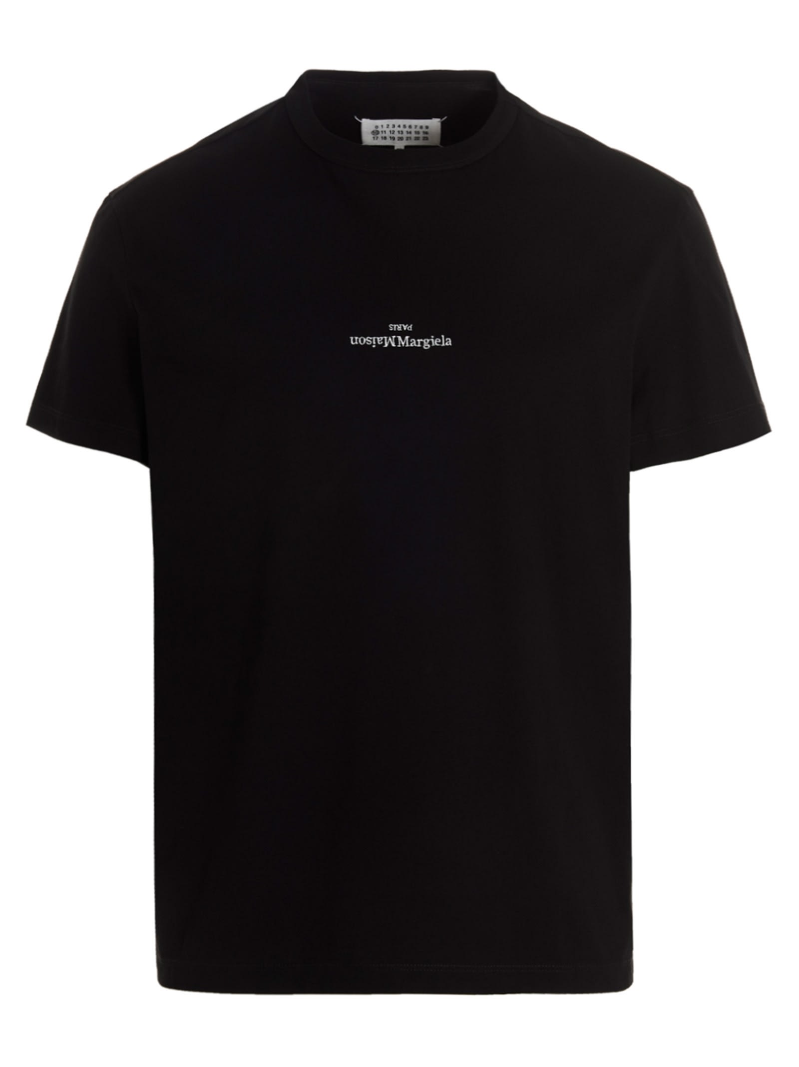 Shop Maison Margiela Paris T-shirt In Black