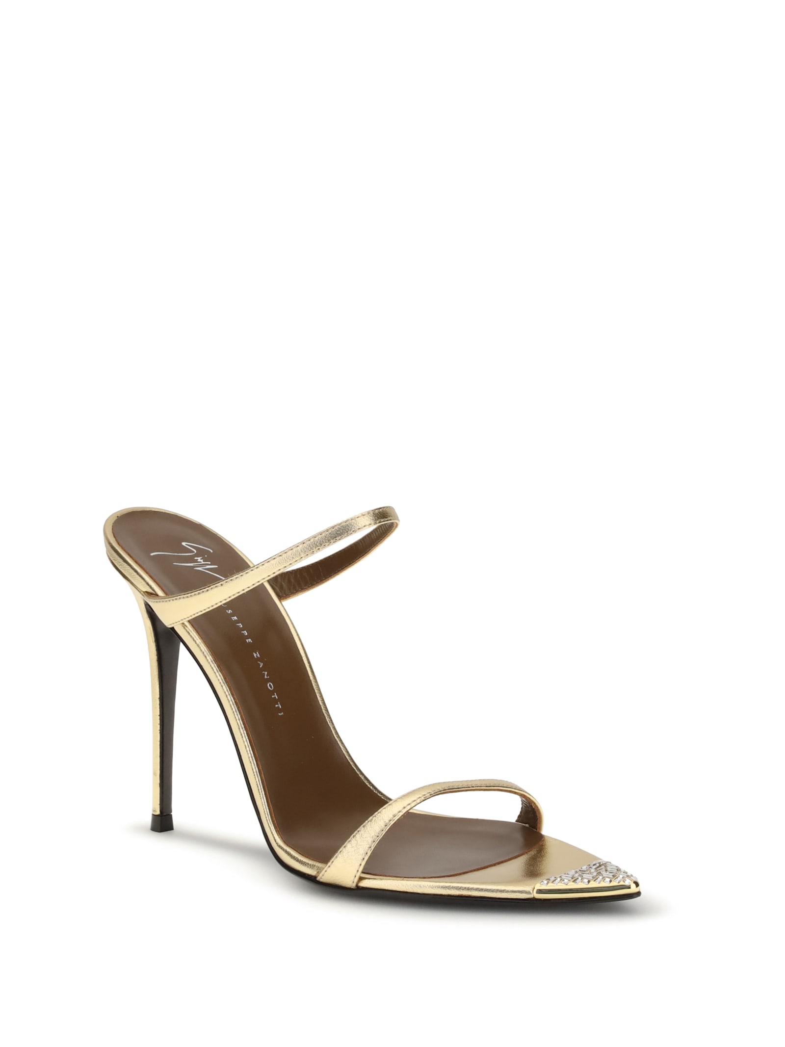 Giuseppe Zanotti Intriigo Jewelry Sandals In Gold