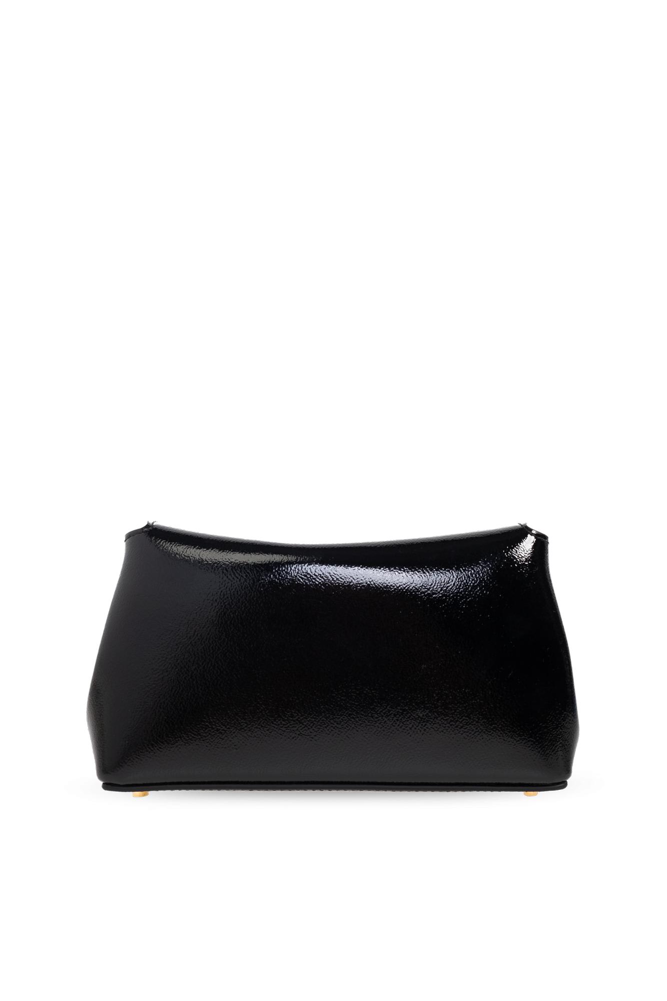 Totême Toteme T-lock Mini Clutch In Black