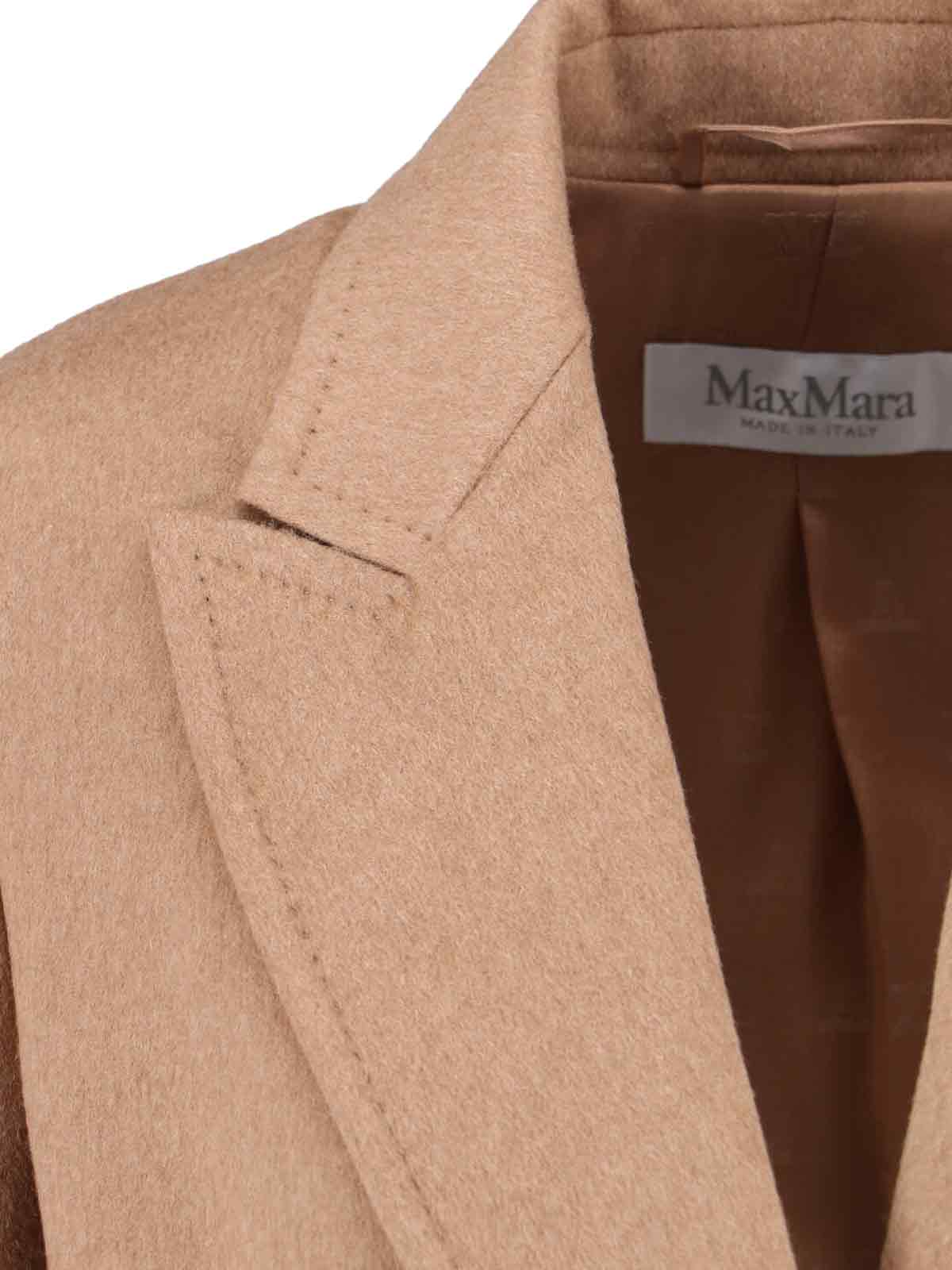 Max Mara Olimpia Double-breasted Blazer In Neutral