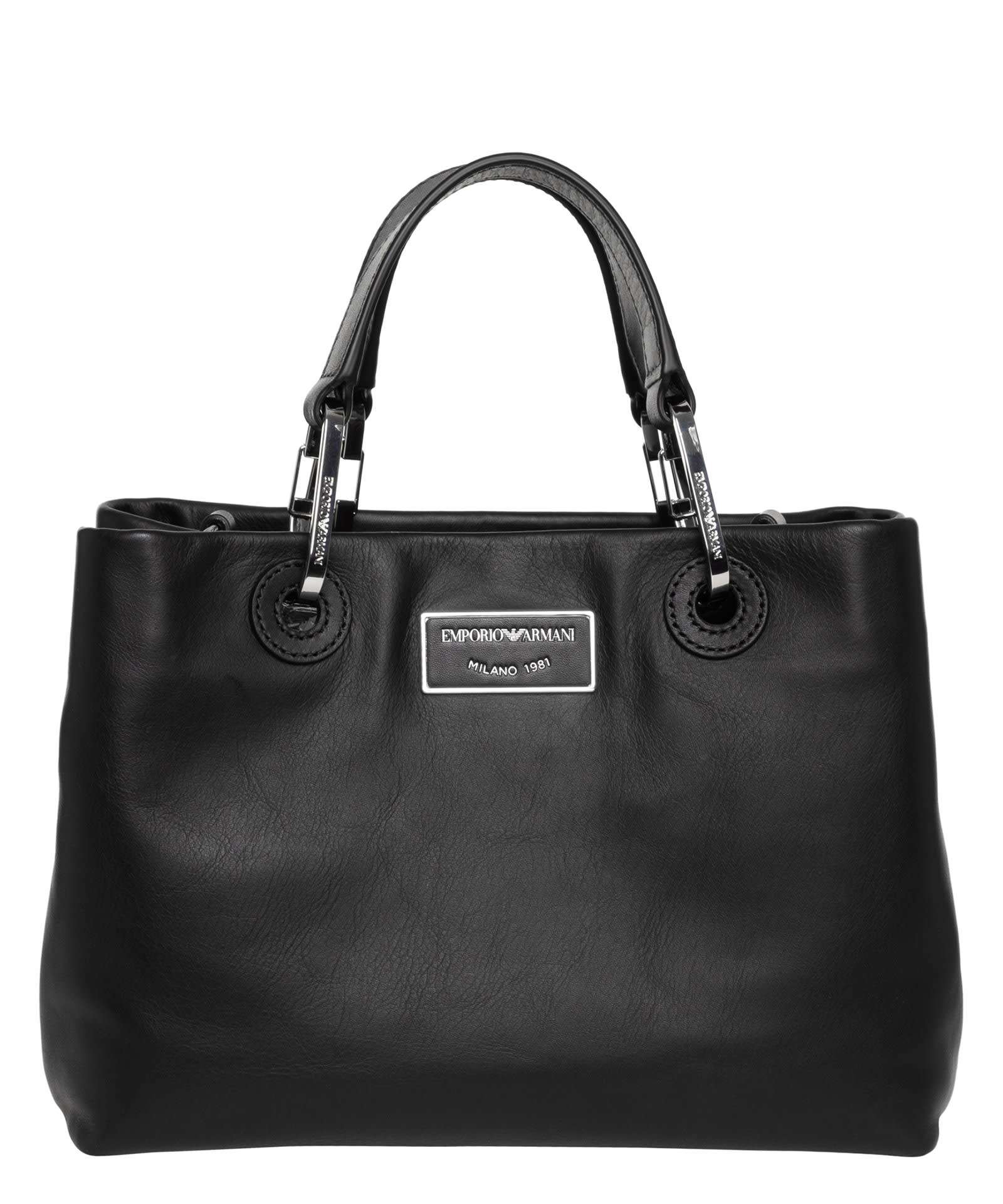 Emporio Armani Myea Leather Handbag