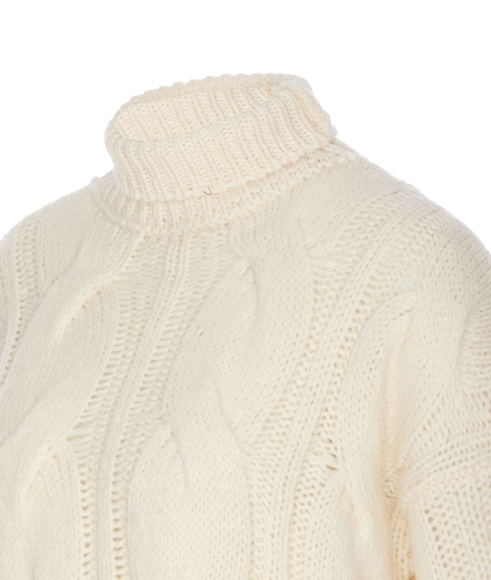 Shop Roberto Collina Sweater In White